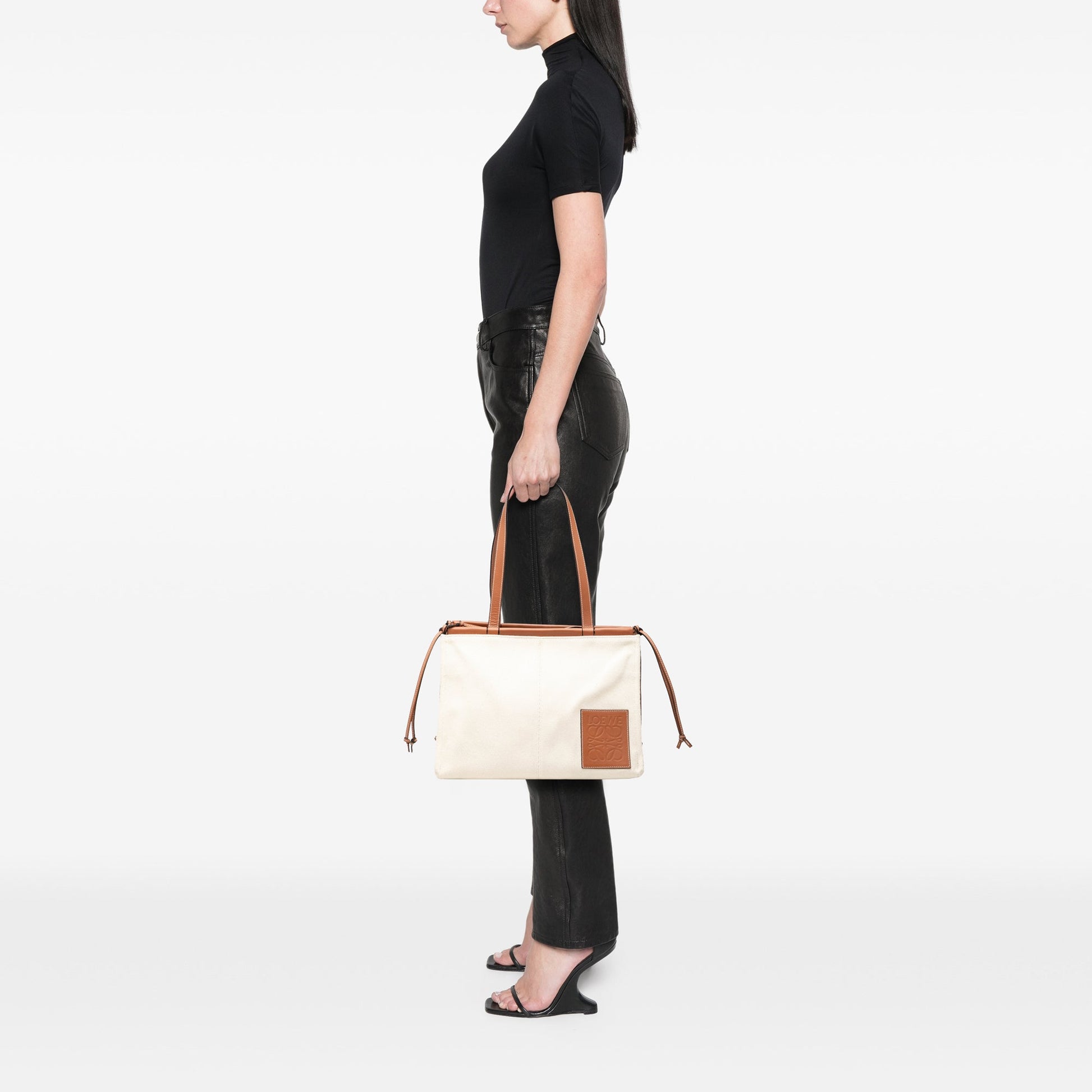 LOEWE Small Canvas Cushion Tote