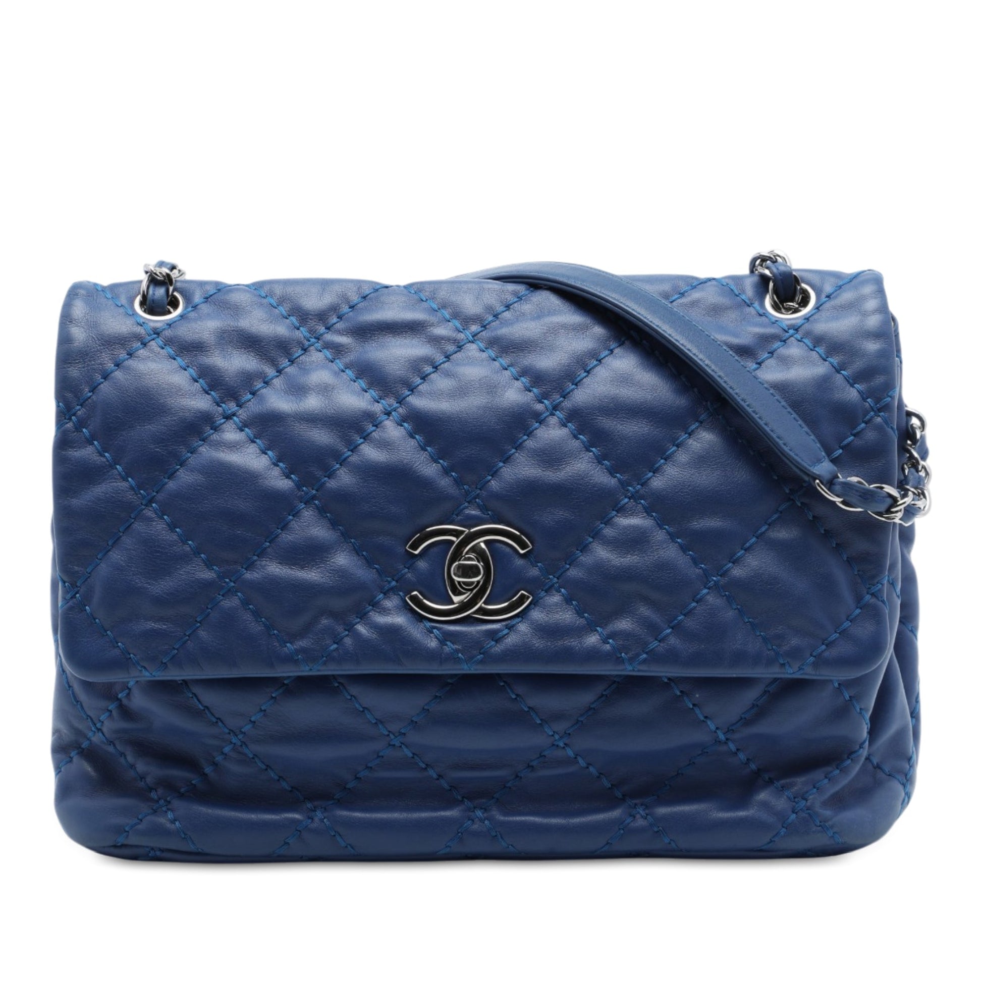 Chanel Large Quilted Calfskin Love Me Tender Flap