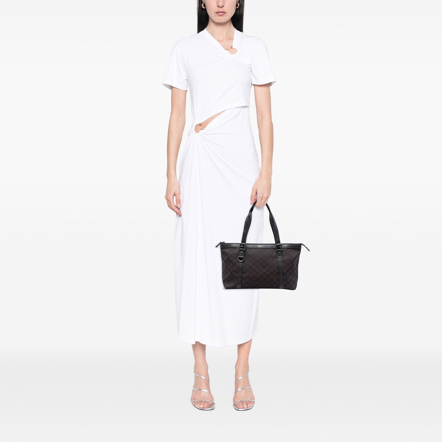 Gucci GG Canvas Abbey D Ring Tote