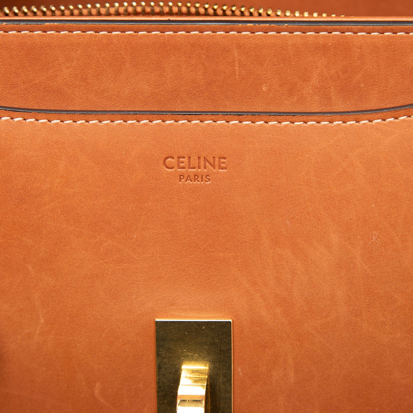 Celine Small Leather 16 Satchel
