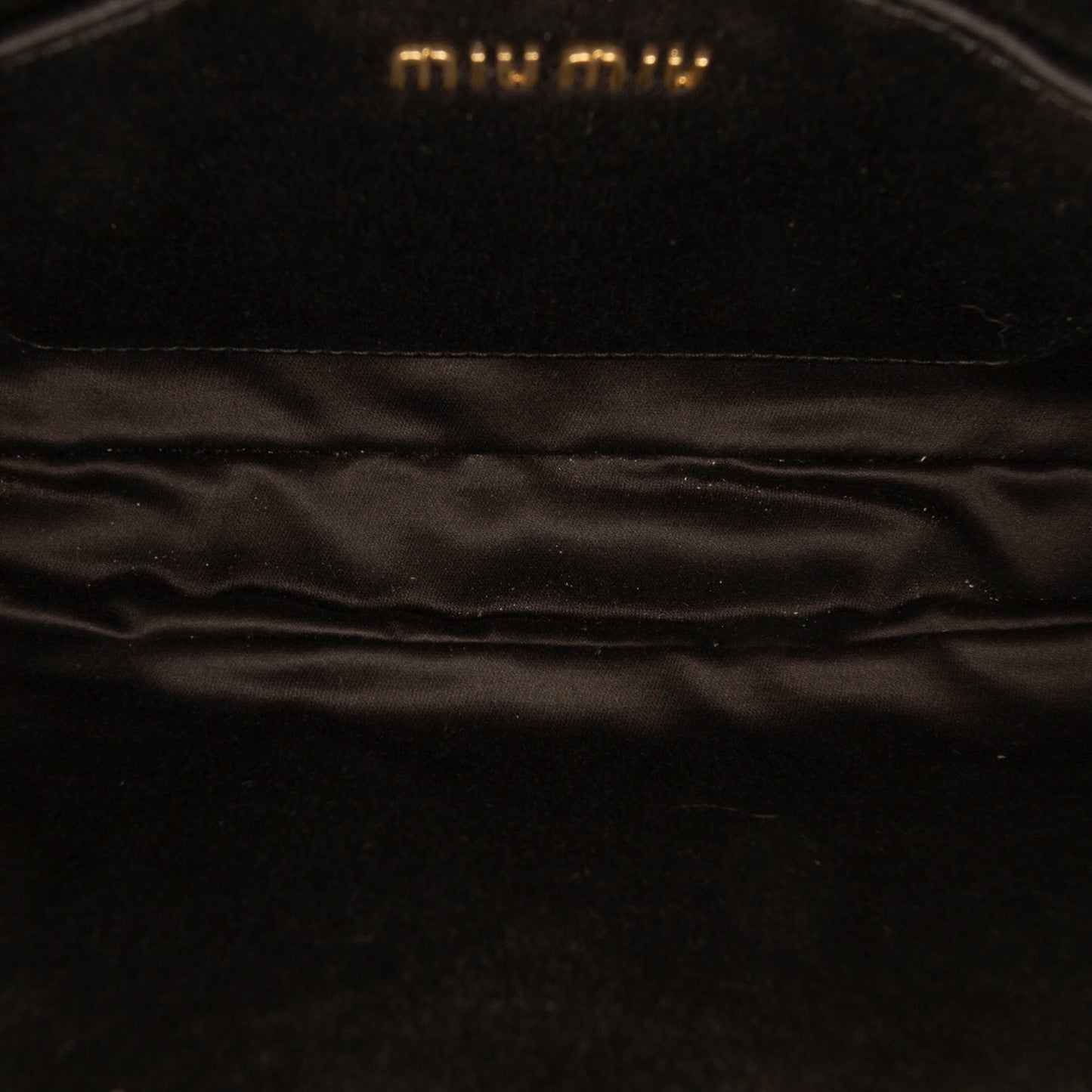 Miu Miu Matelasse Nappa Crystal Chain Satchel