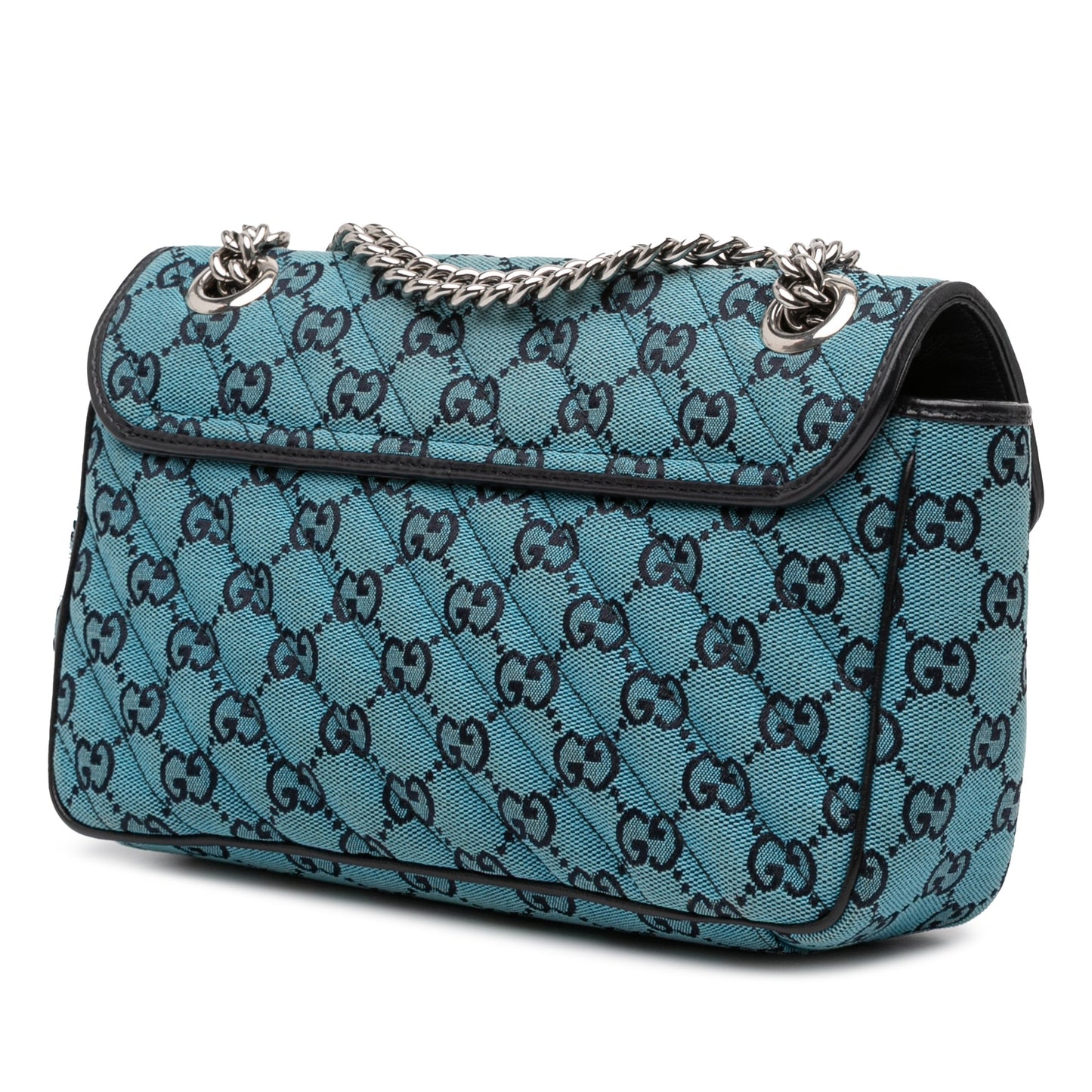 Gucci Medium GG Marmont Matelasse Diagonal GG Canvas Shoulder Bag