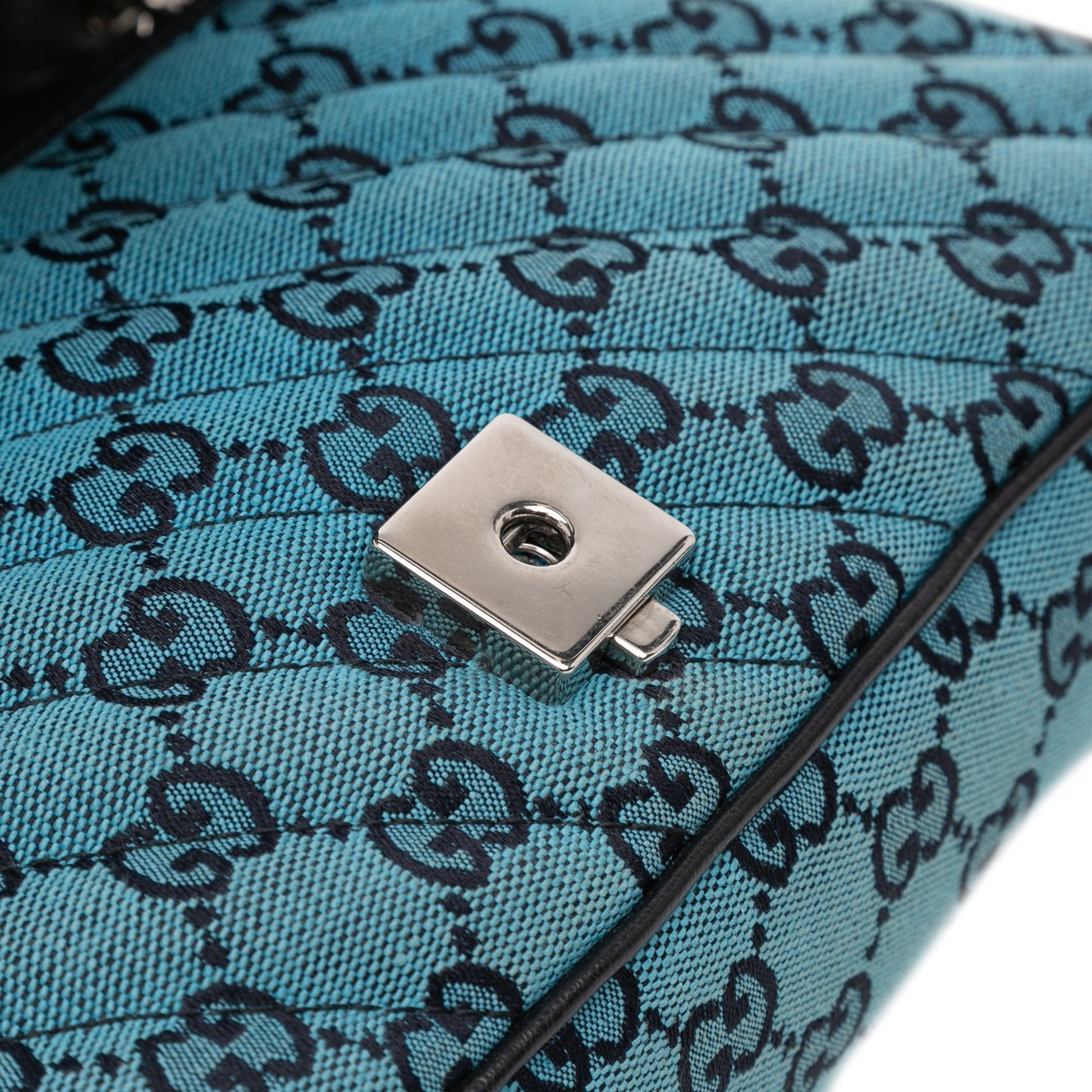 Gucci Medium GG Marmont Matelasse Diagonal GG Canvas Shoulder Bag