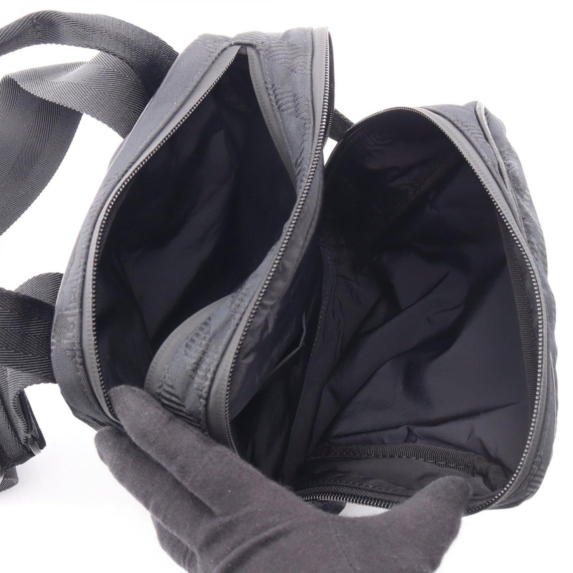 Burberry Nylon Check Crossbody
