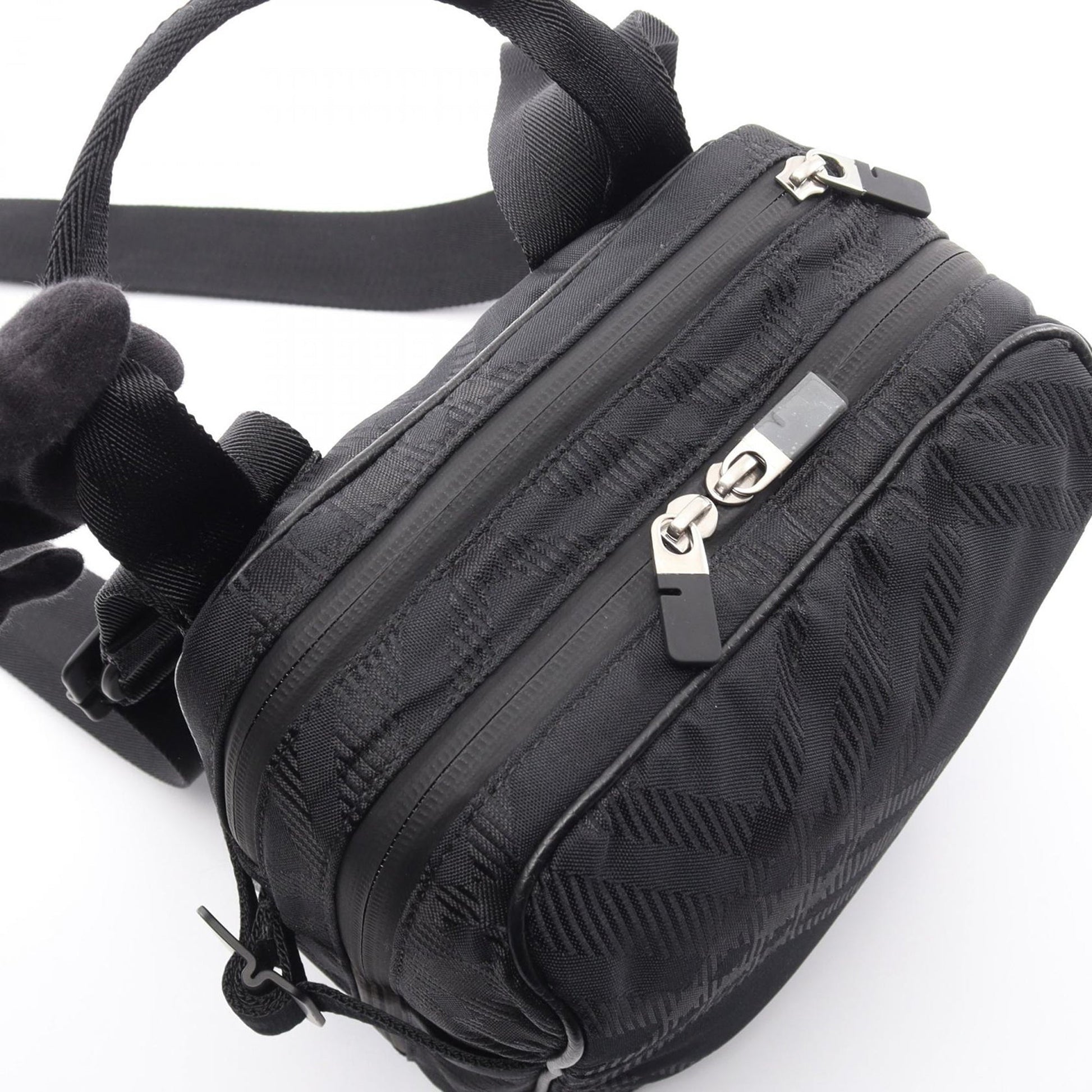 Burberry Nylon Check Crossbody