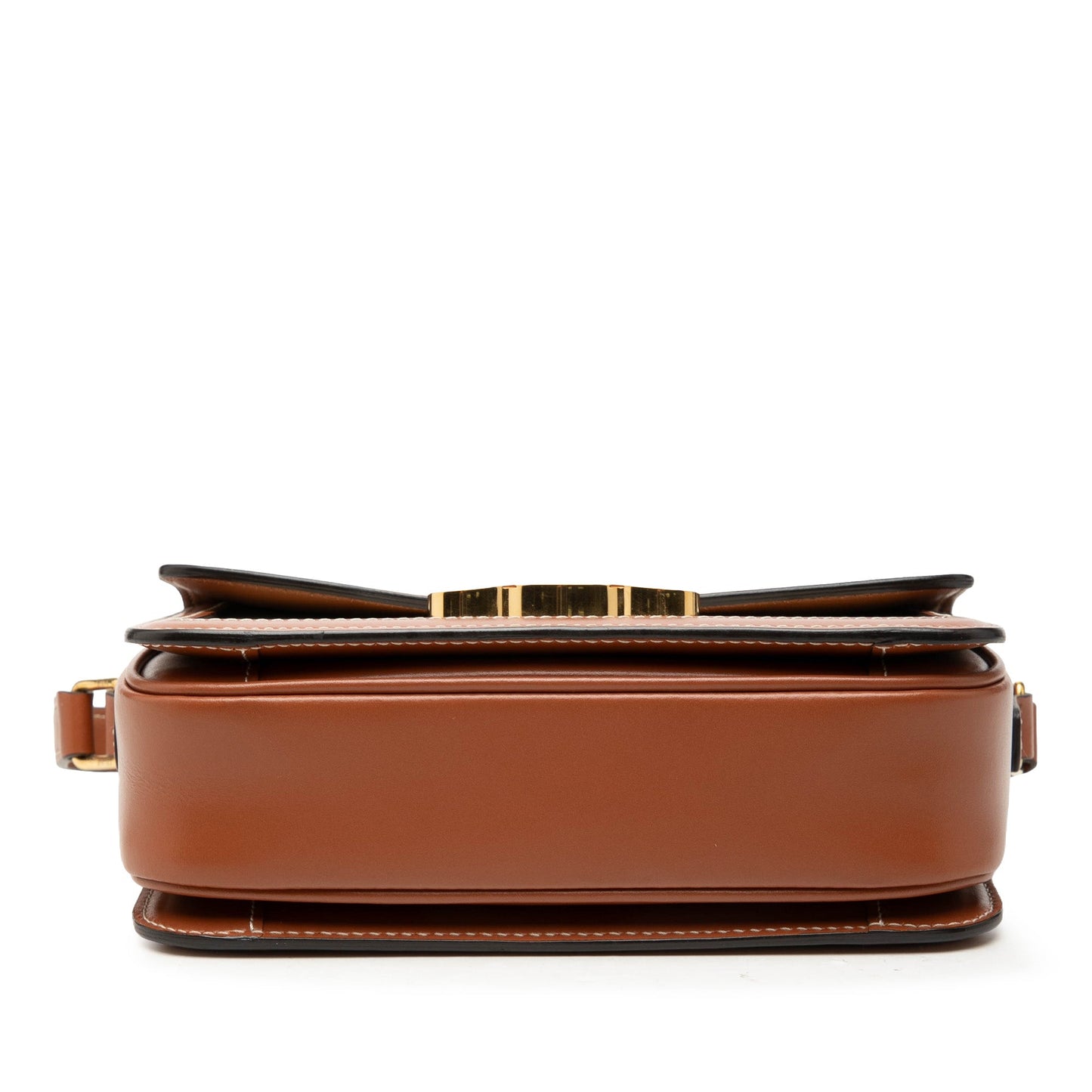 Celine Teen Triomphe Coated Canvas and Calfskin Triomphe Crossbody
