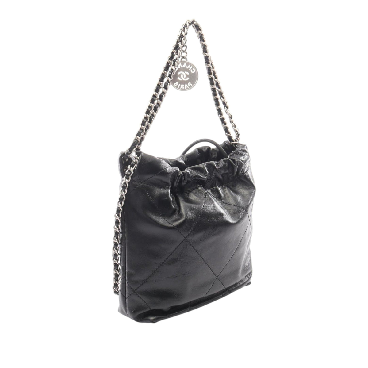 Chanel Mini Shiny Calfskin 22 Handbag