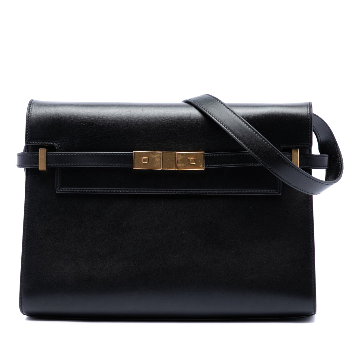 Saint Laurent Medium Smooth Calfskin Manhattan Shoulder Bag