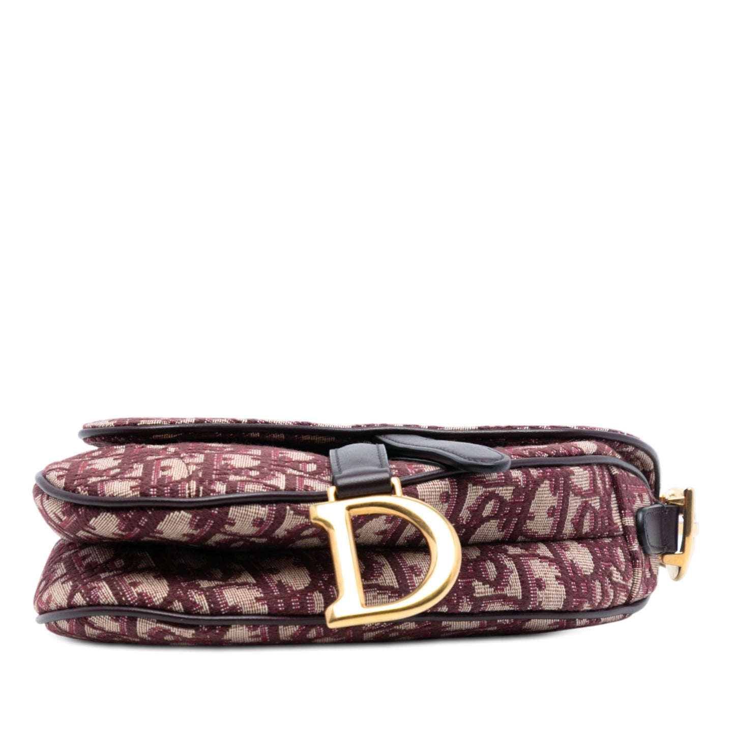 Dior Mini Oblique Canvas Saddle Bag