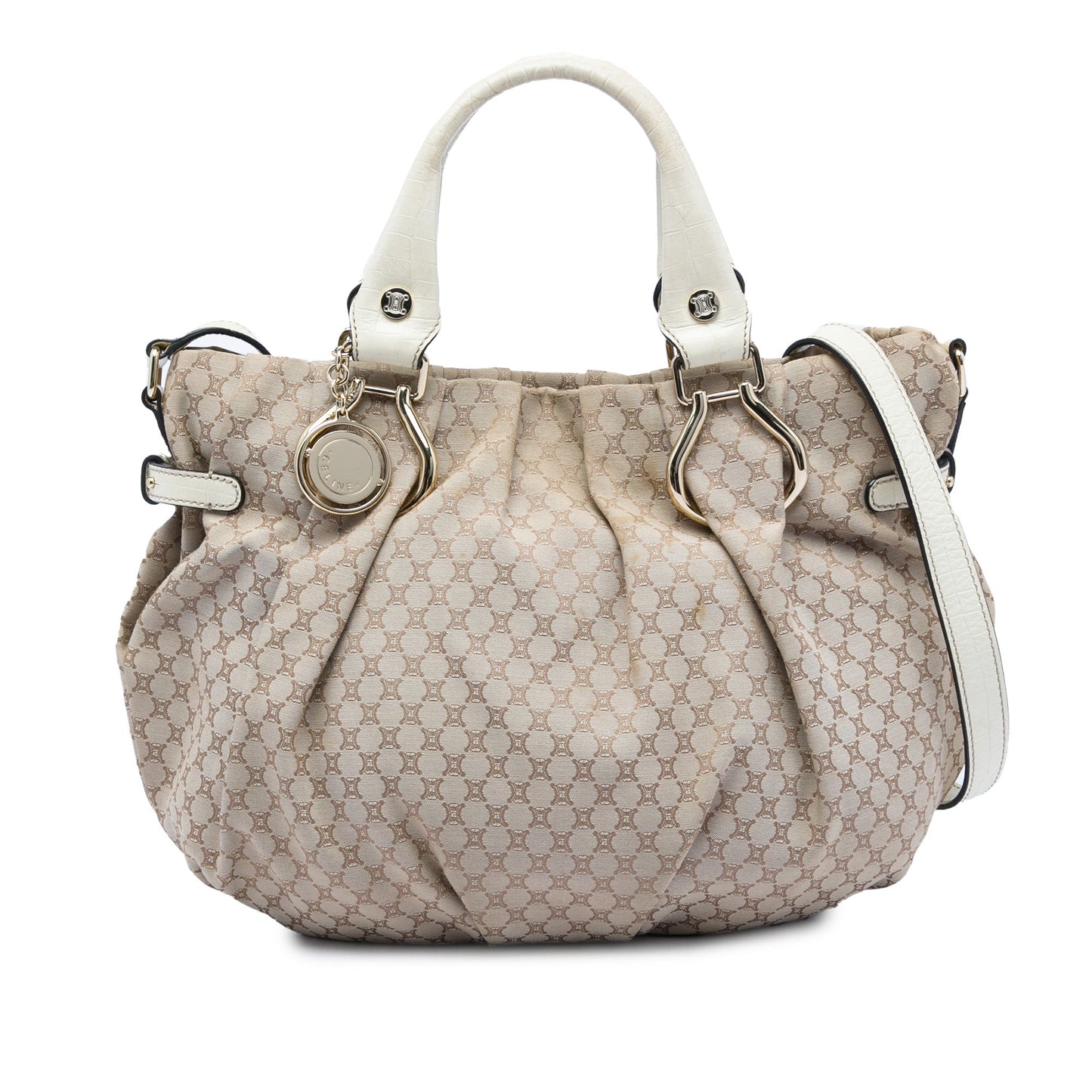Celine Macadam Canvas Pillow Satchel