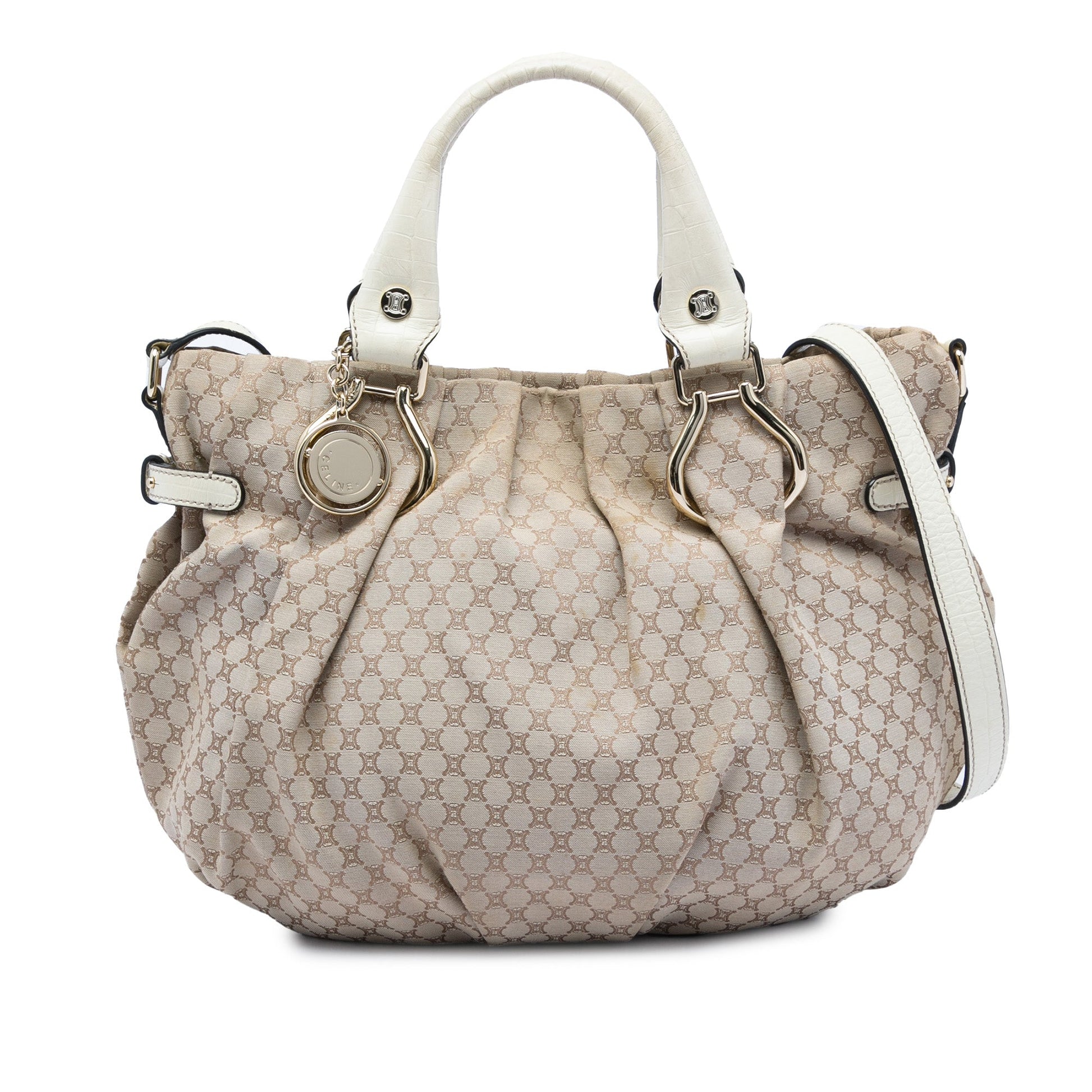 Celine Macadam Canvas Pillow Satchel