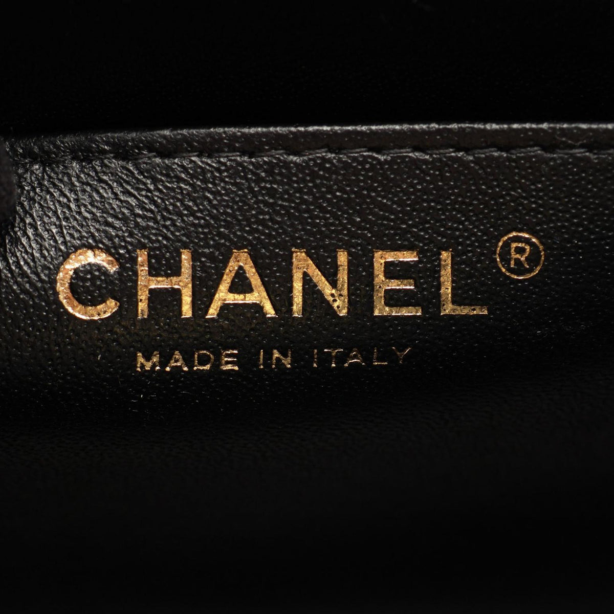 Chanel Mini Square Classic Lambskin Single Flap — Black