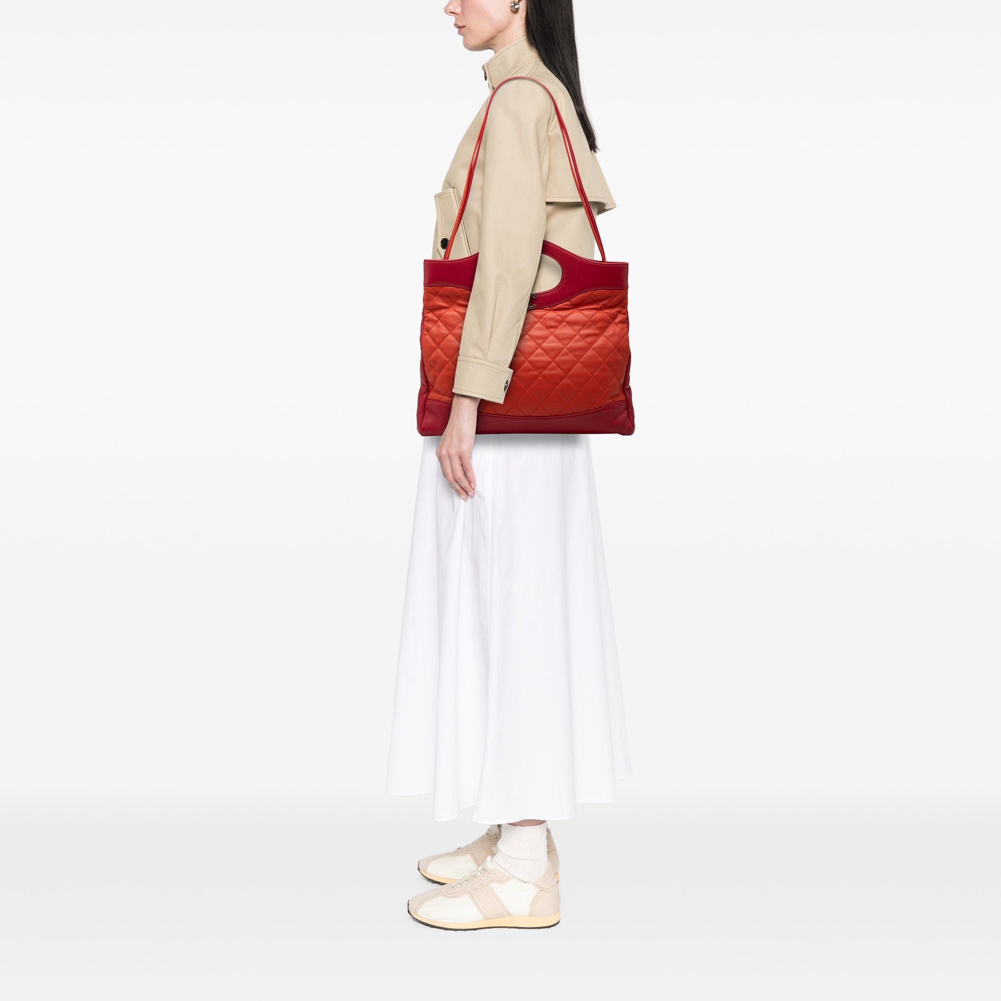 Chanel Large Quilted Lambskin 31 Shopping Bag