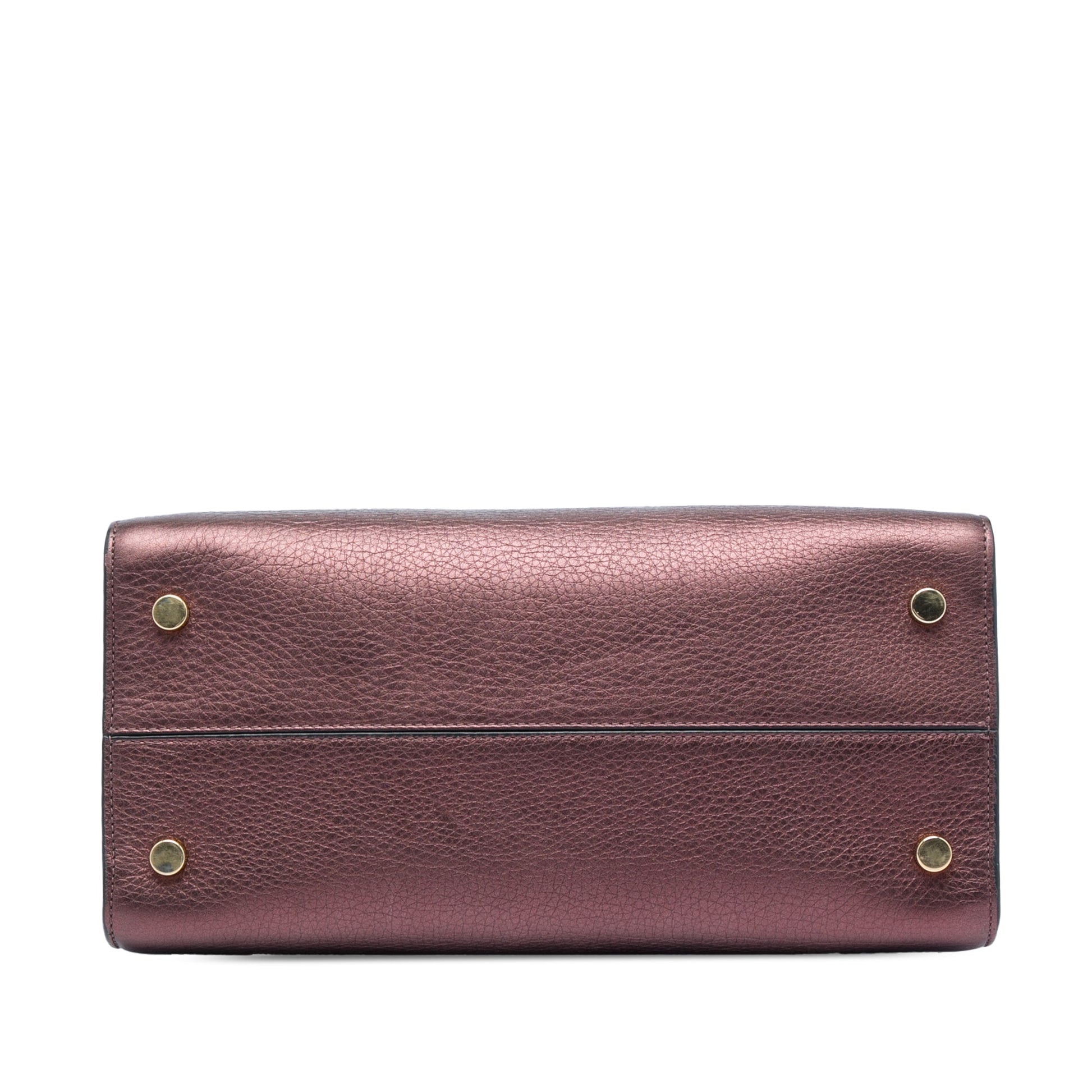 Dior Medium Metallic Grained Calfskin Diorever Satchel