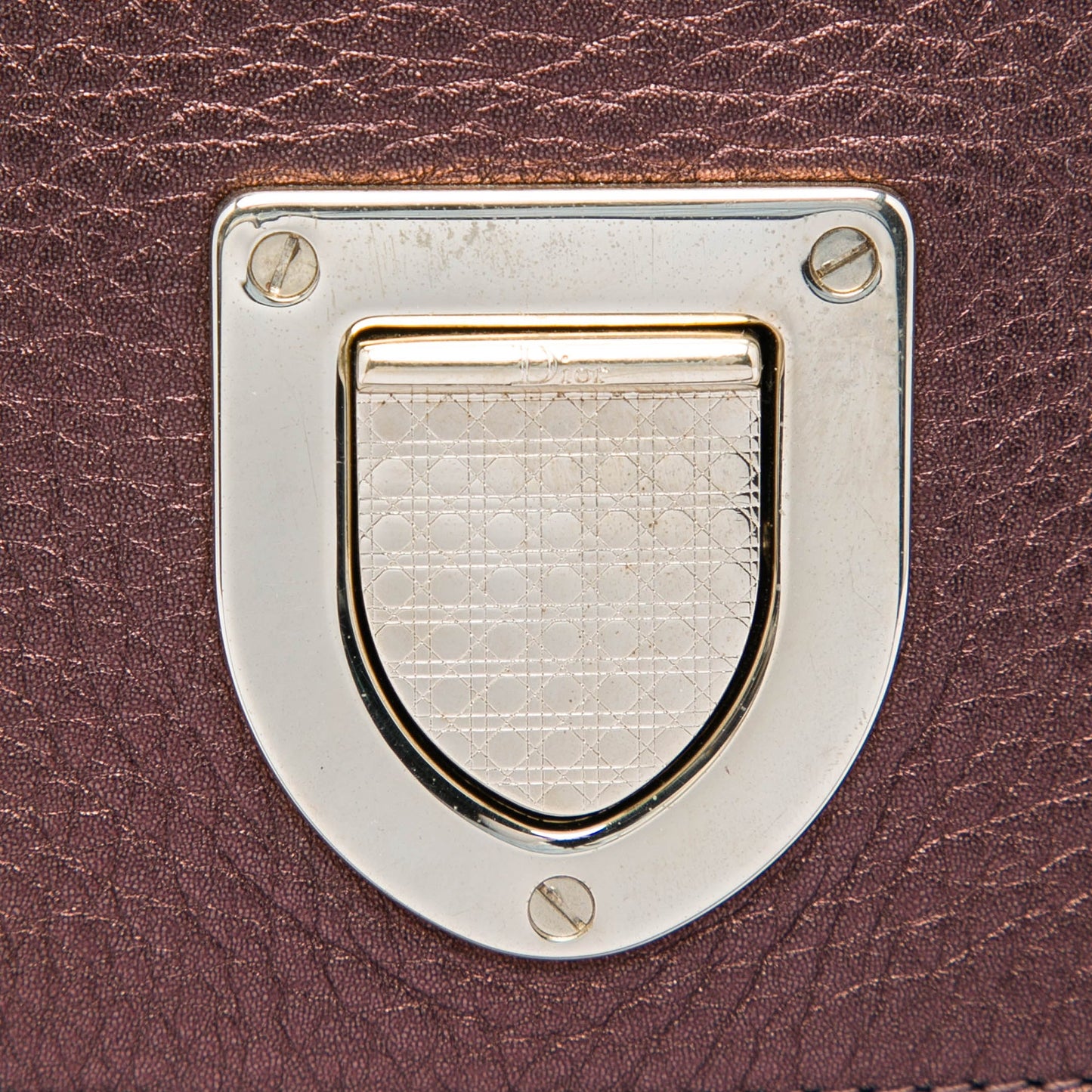 Dior Medium Metallic Grained Calfskin Diorever Satchel