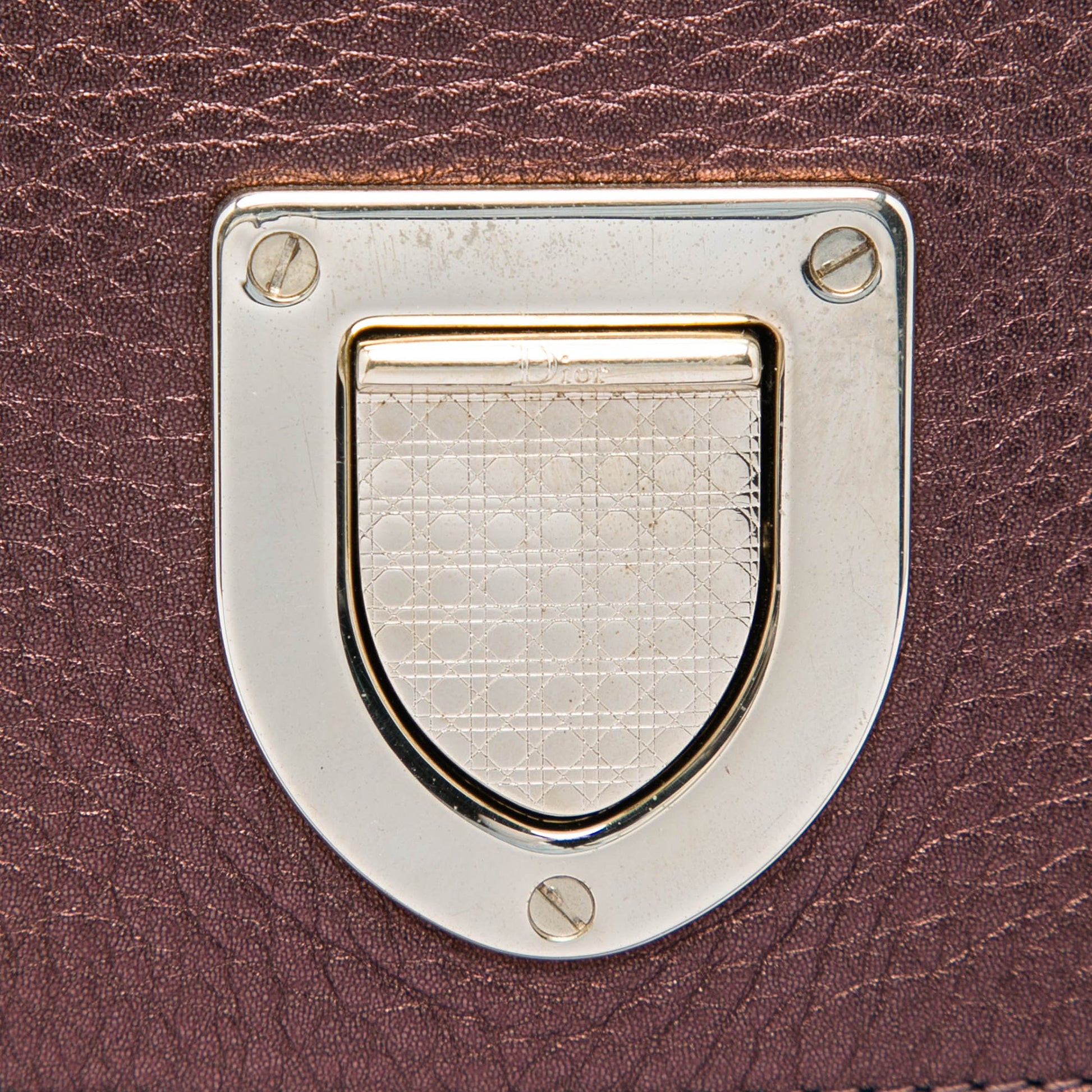 Dior Medium Metallic Grained Calfskin Diorever Satchel