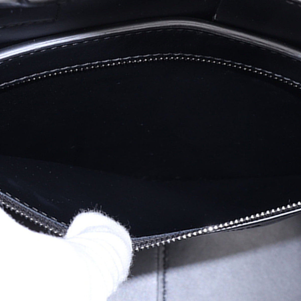 Bottega Veneta Leather Puzzle Arco Tote — Black