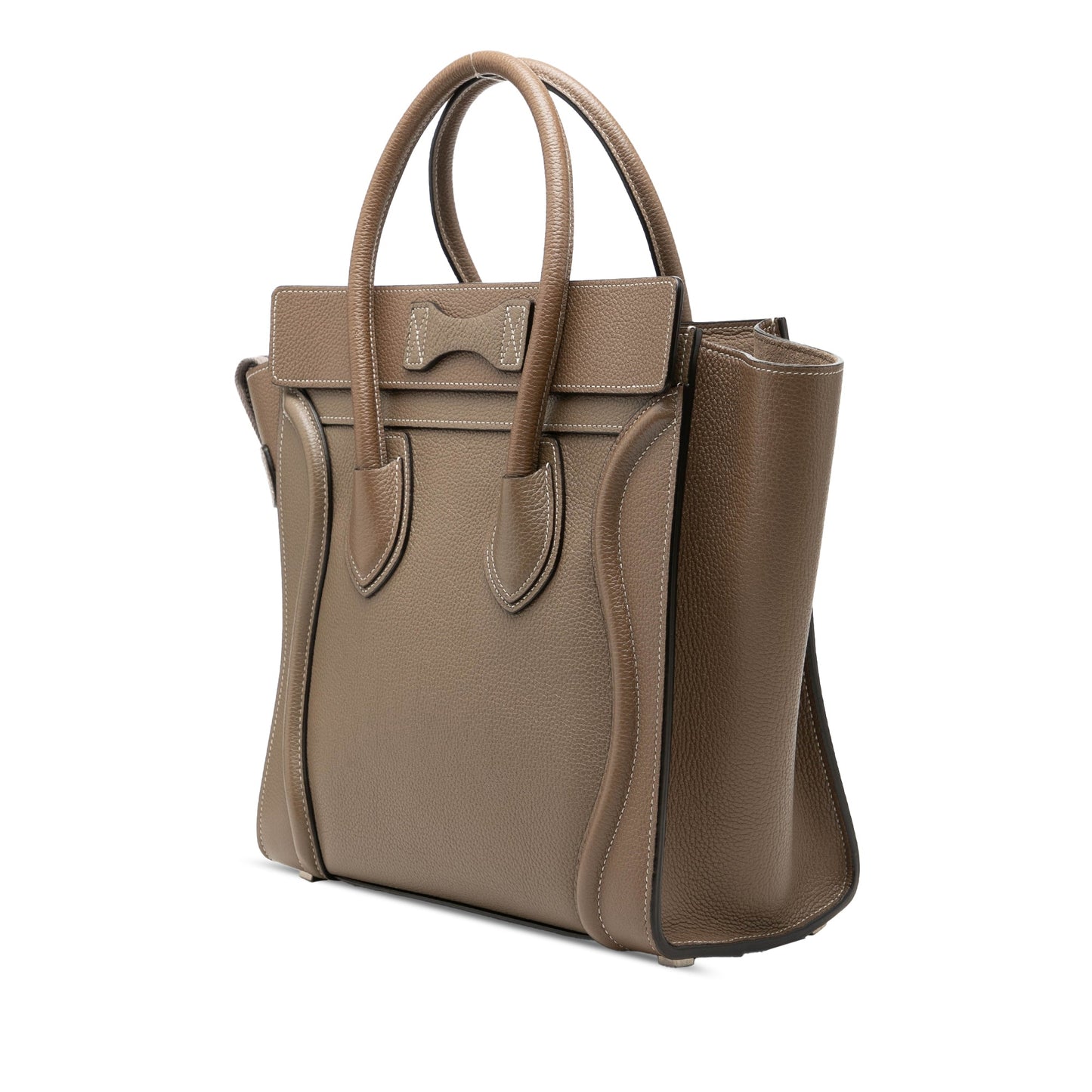 Celine Micro Leather Luggage Tote