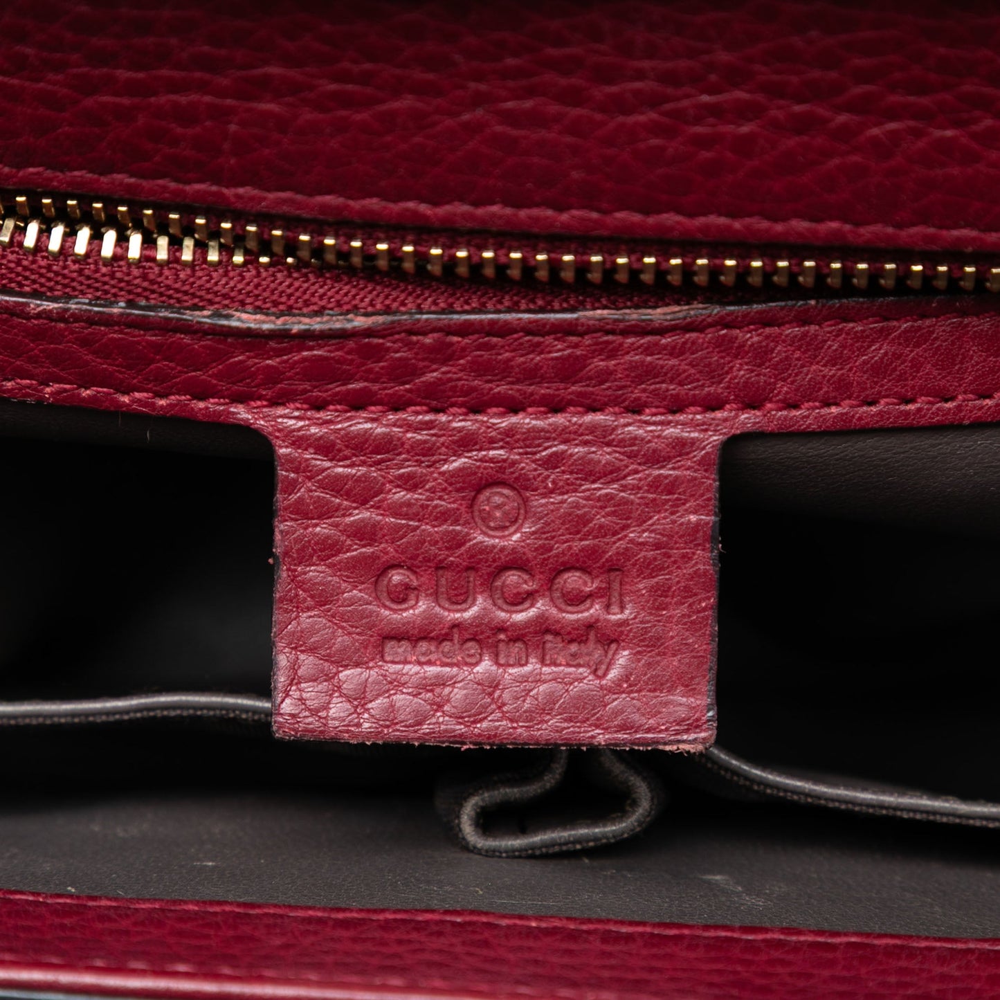 Gucci Medium Leather Miss Bamboo Crossbody