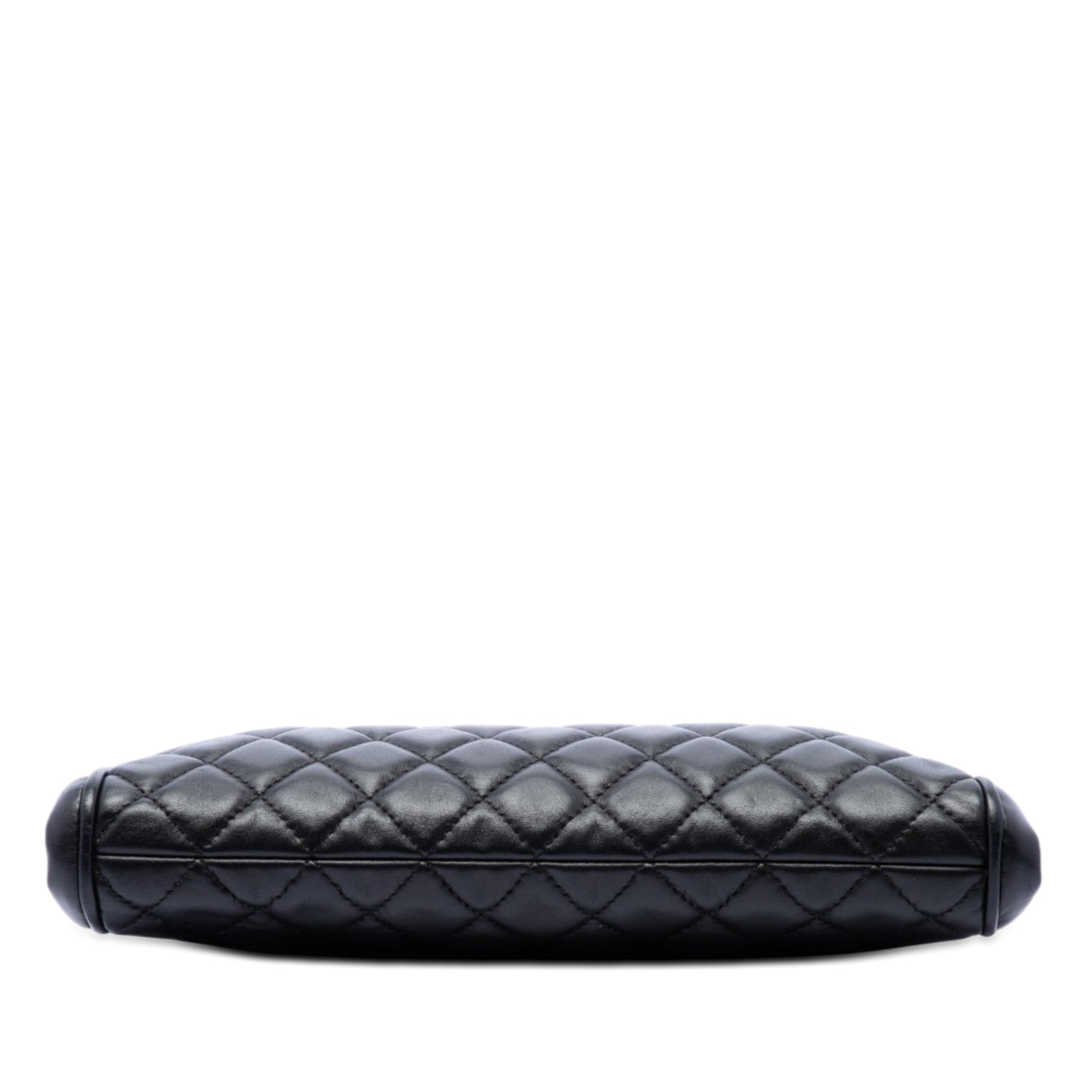 Chanel Quilted Lambskin Kiss Lock Shoulder Bag