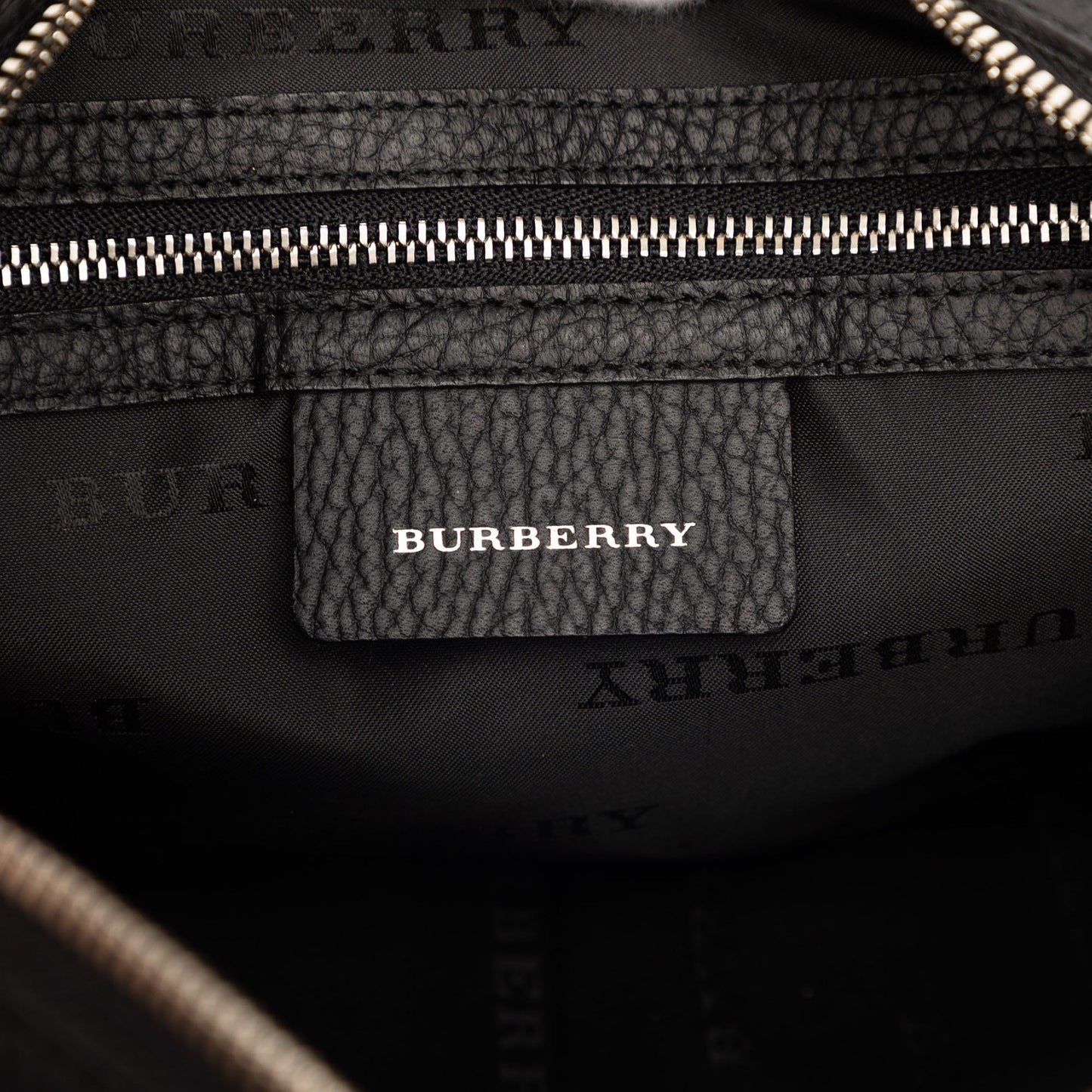 Burberry Nova Check Trimmed Nylon Handbag