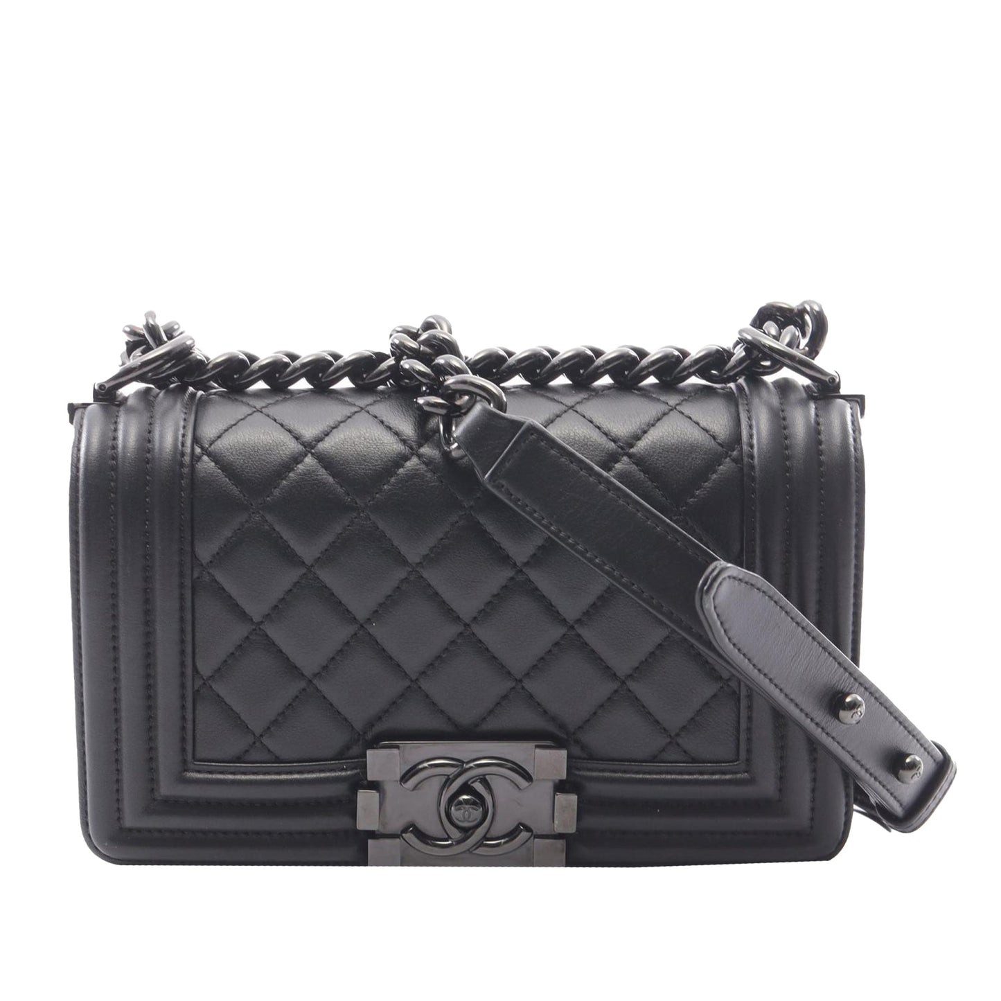 Chanel Small Quilted Lambskin Boy Flap