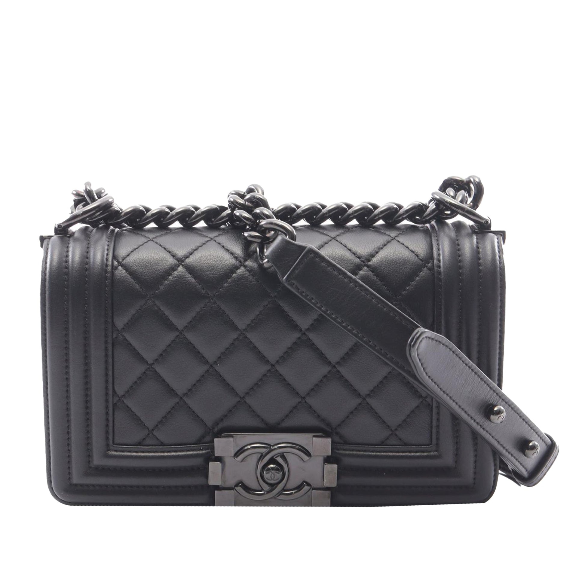 Chanel Small Quilted Lambskin Boy Flap