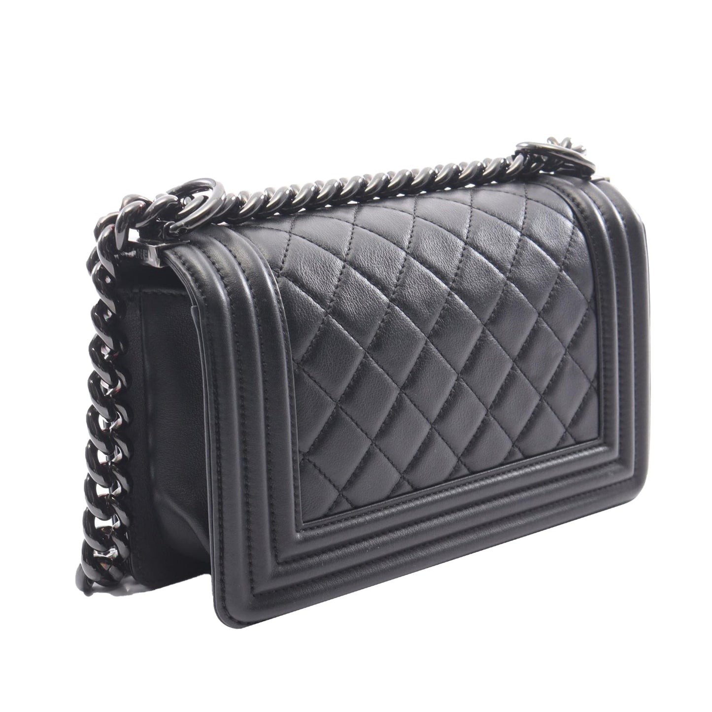 Chanel Small Quilted Lambskin Boy Flap