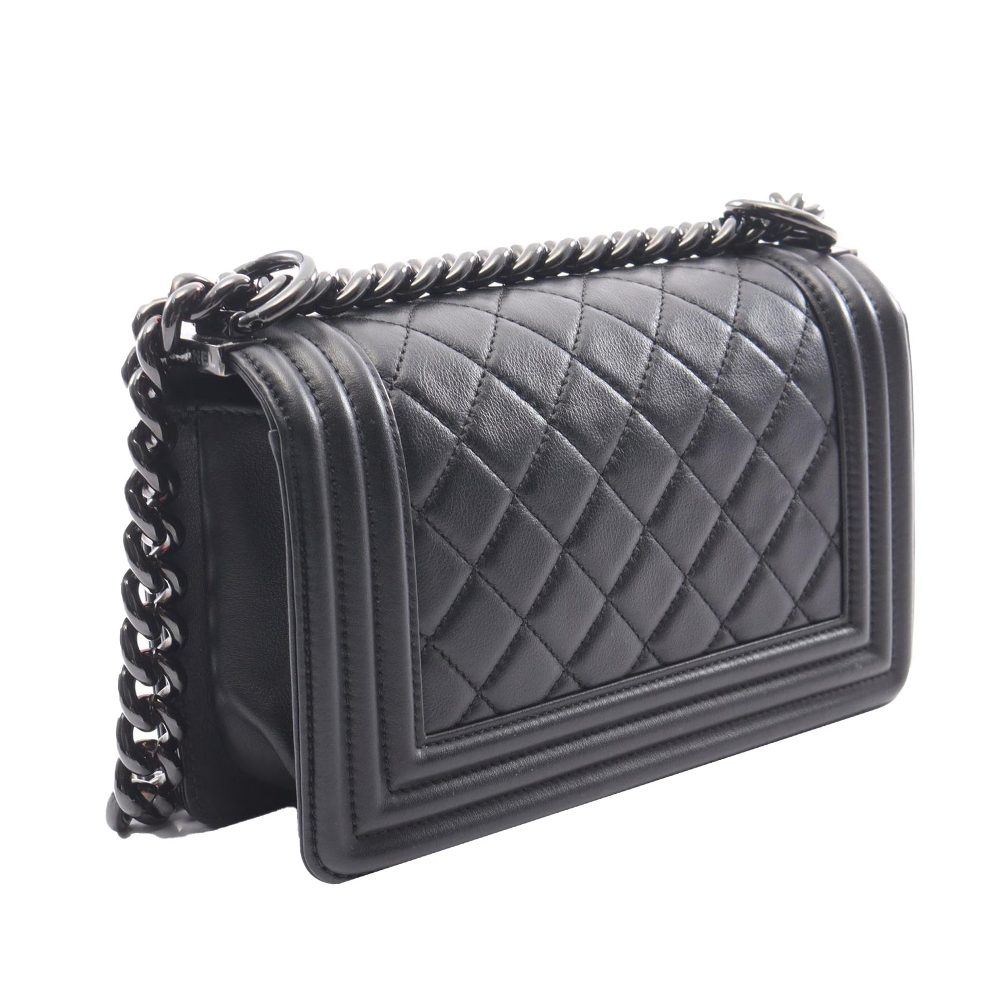 Chanel Small Quilted Lambskin Boy Flap