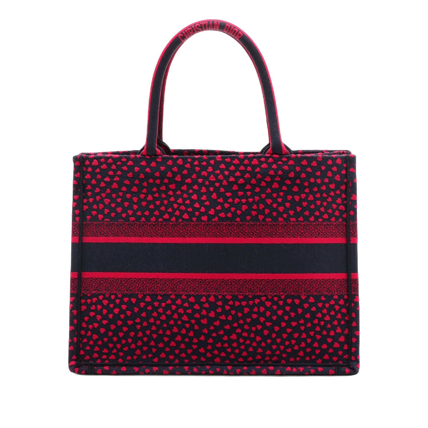 Medium Canvas Pop Hearts I Love Paris Book Tote