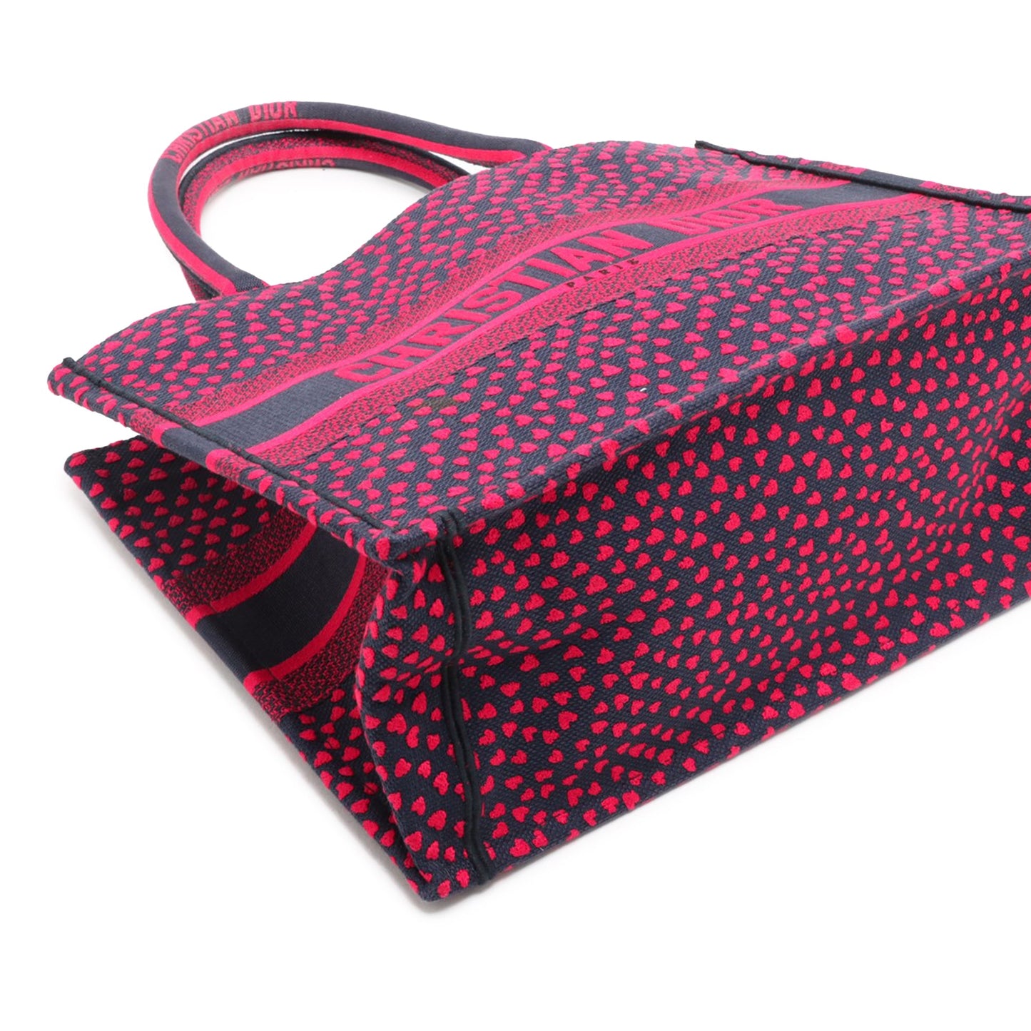 Medium Canvas Pop Hearts I Love Paris Book Tote