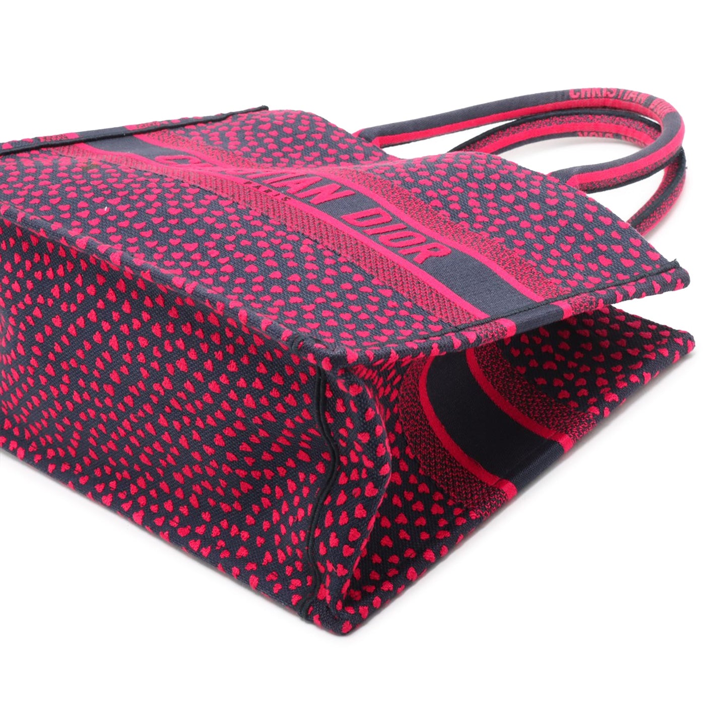 Medium Canvas Pop Hearts I Love Paris Book Tote