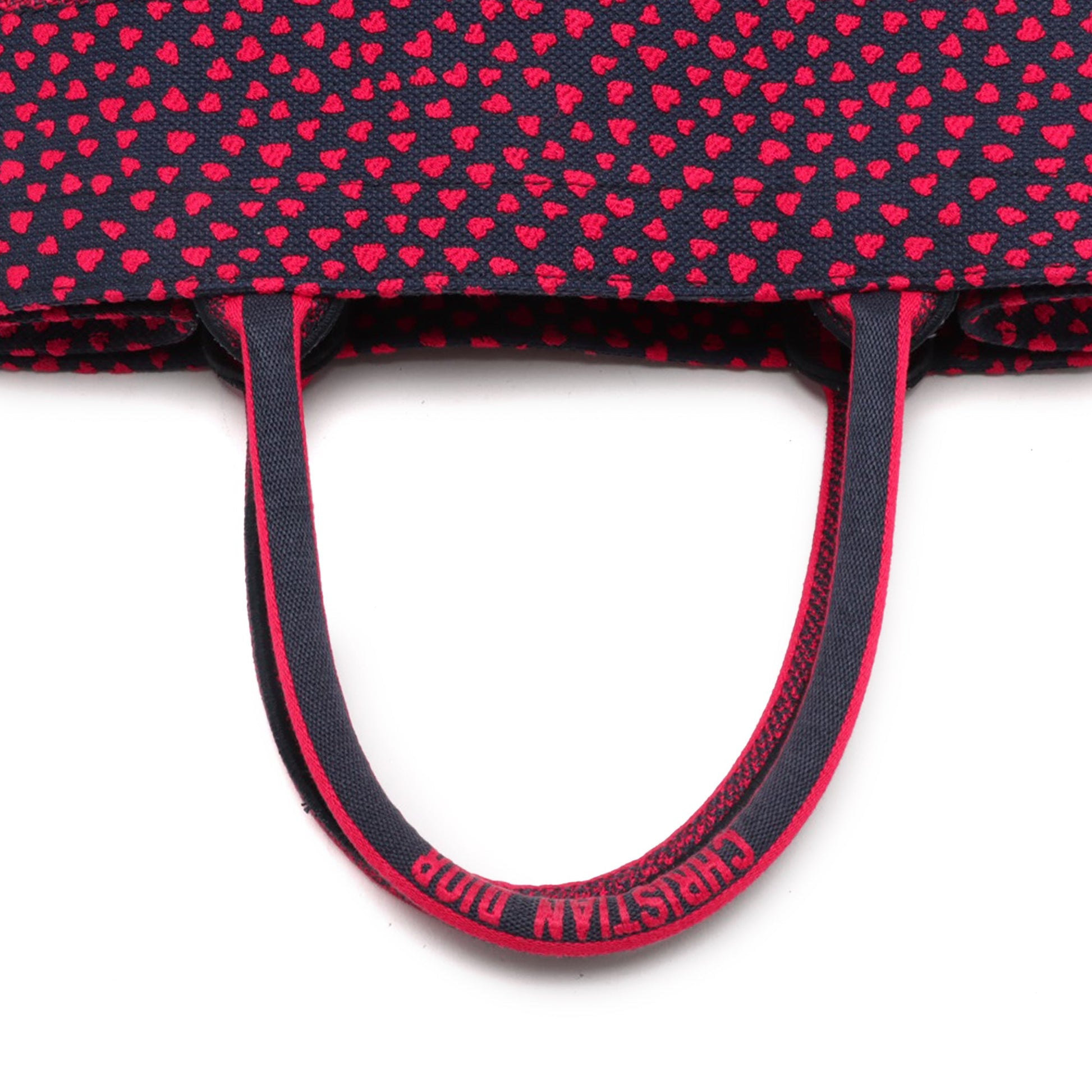 Medium Canvas Pop Hearts I Love Paris Book Tote