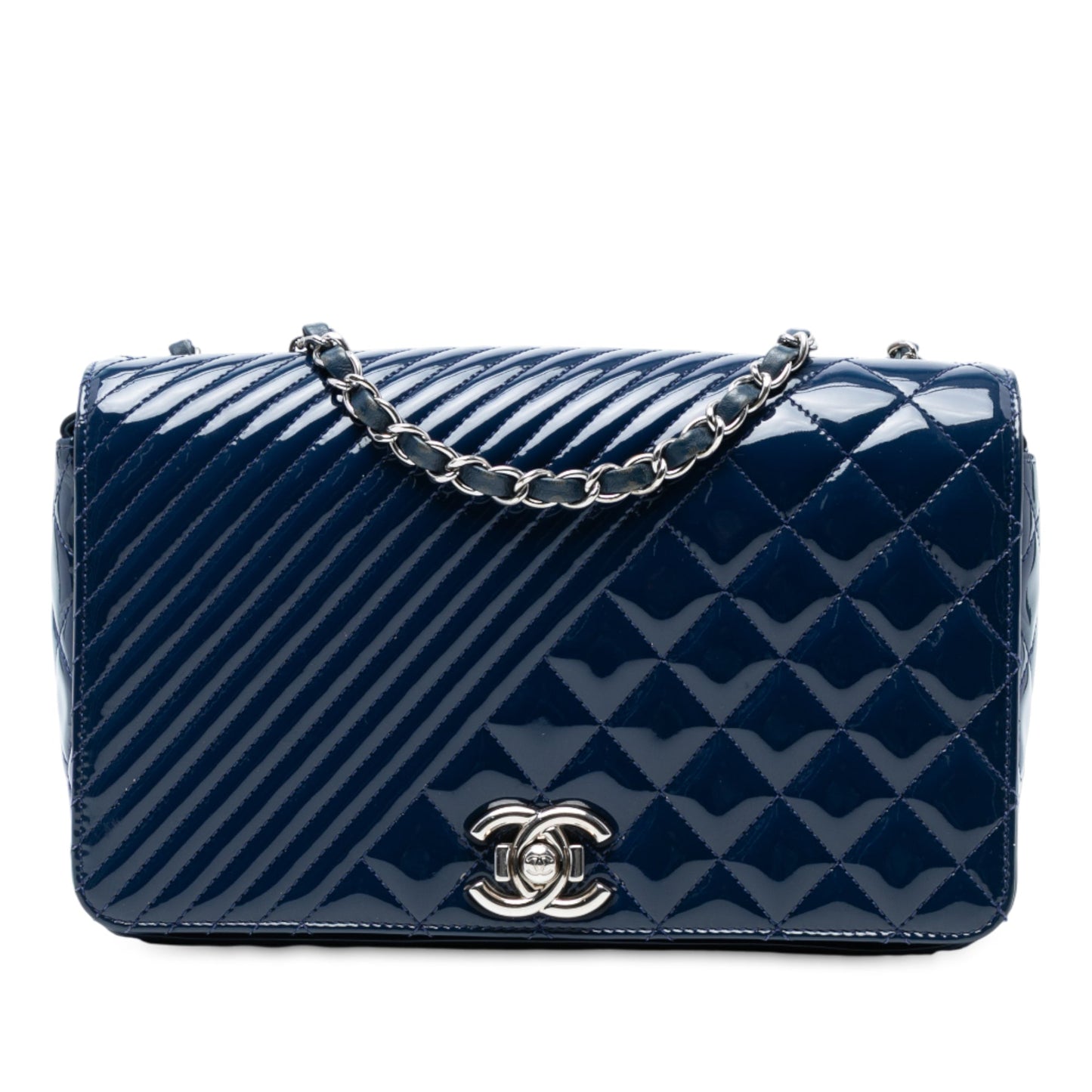 Chanel Medium Patent Coco Boy Flap