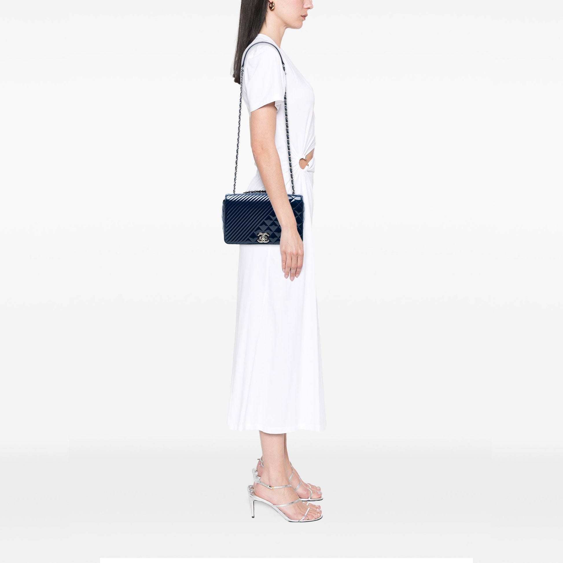Chanel Medium Patent Coco Boy Flap