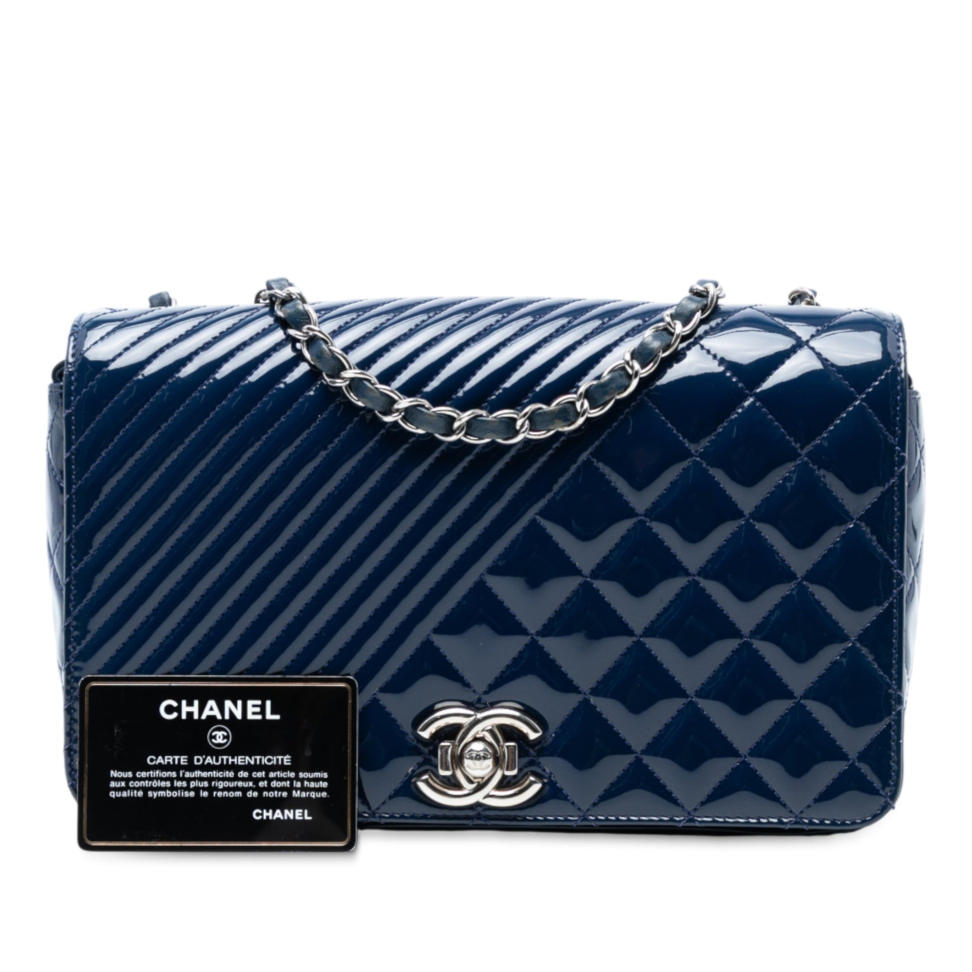 Chanel Medium Patent Coco Boy Flap