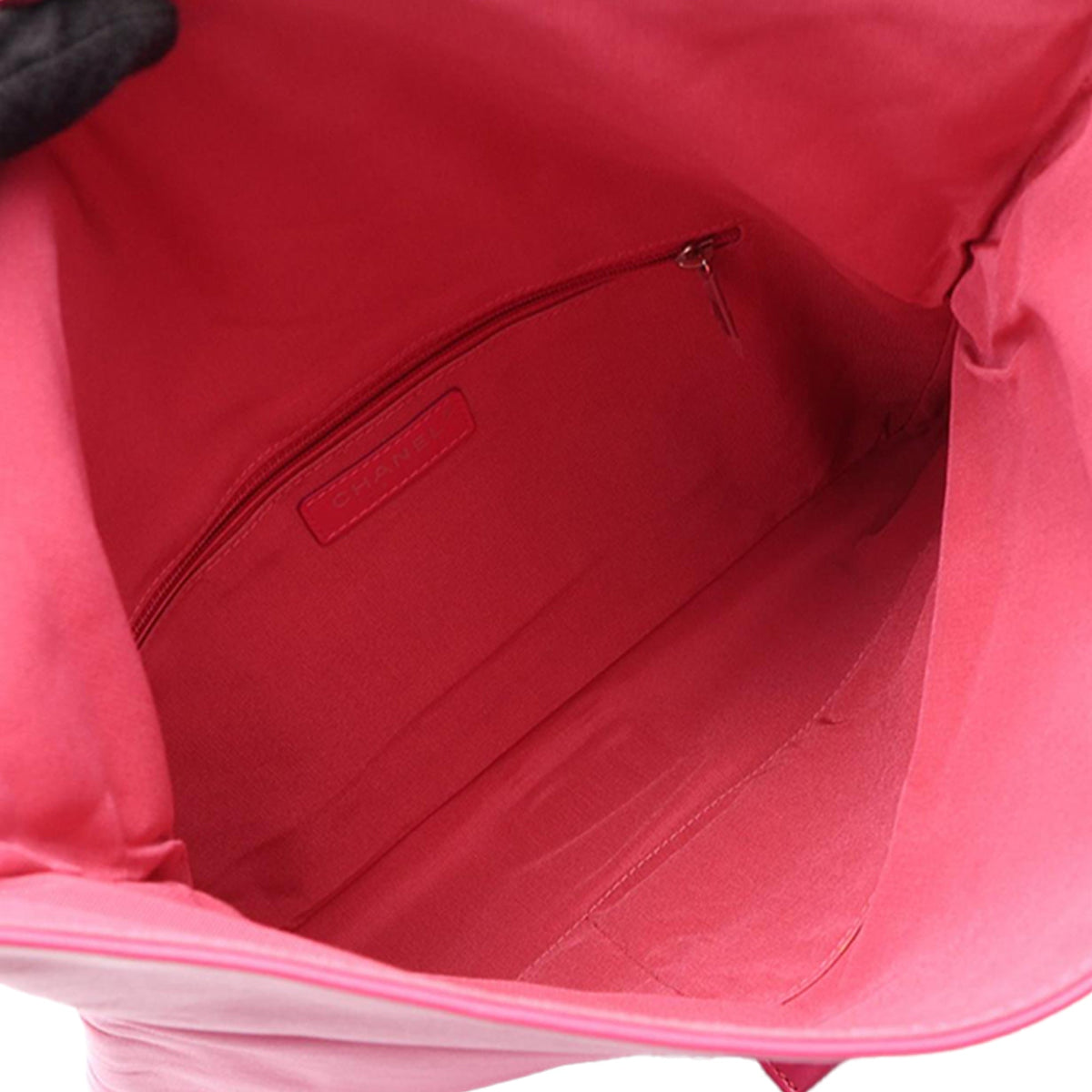Chanel Quilted Lambskin Foldover Clutch — Pink