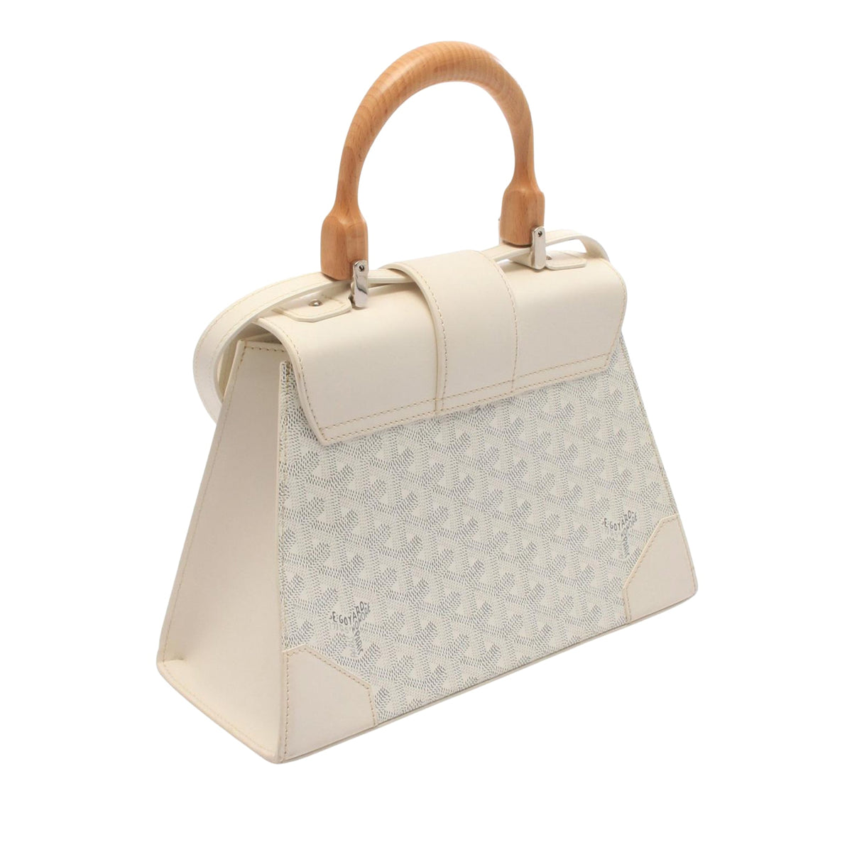 Goyard Goyardine Saigon Structured PM — White