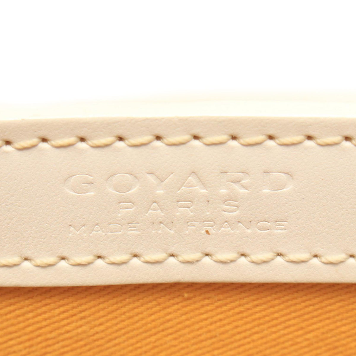 Goyard Goyardine Saigon Structured PM — White