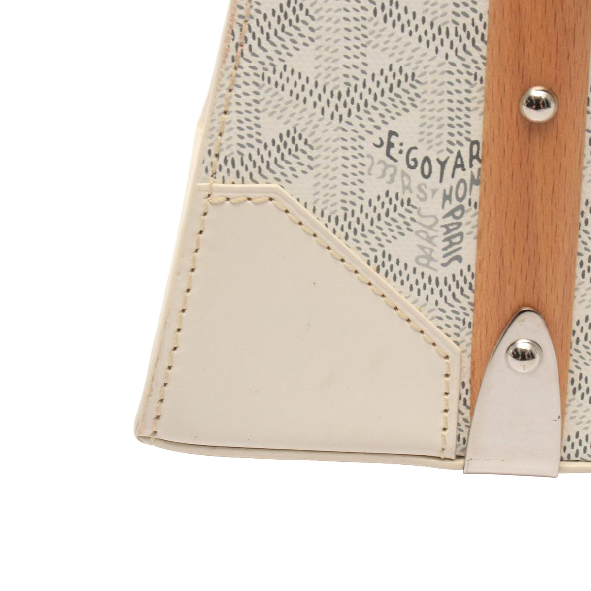 Goyard Goyardine Saigon Structured PM — White
