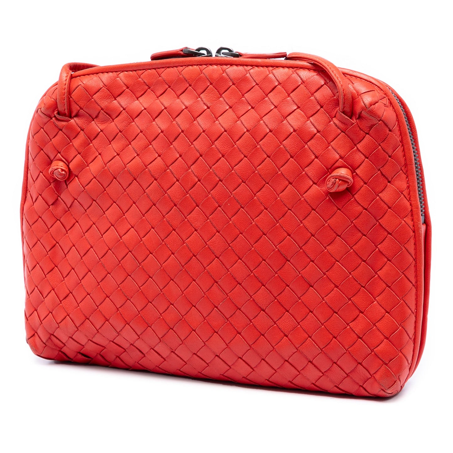 Bottega Veneta Nappa Intrecciato Nodini Crossbody
