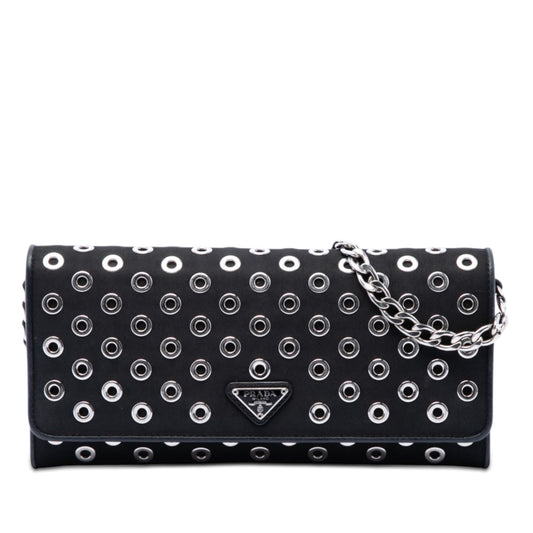 Prada Tessuto Grommet Wallet On Chain