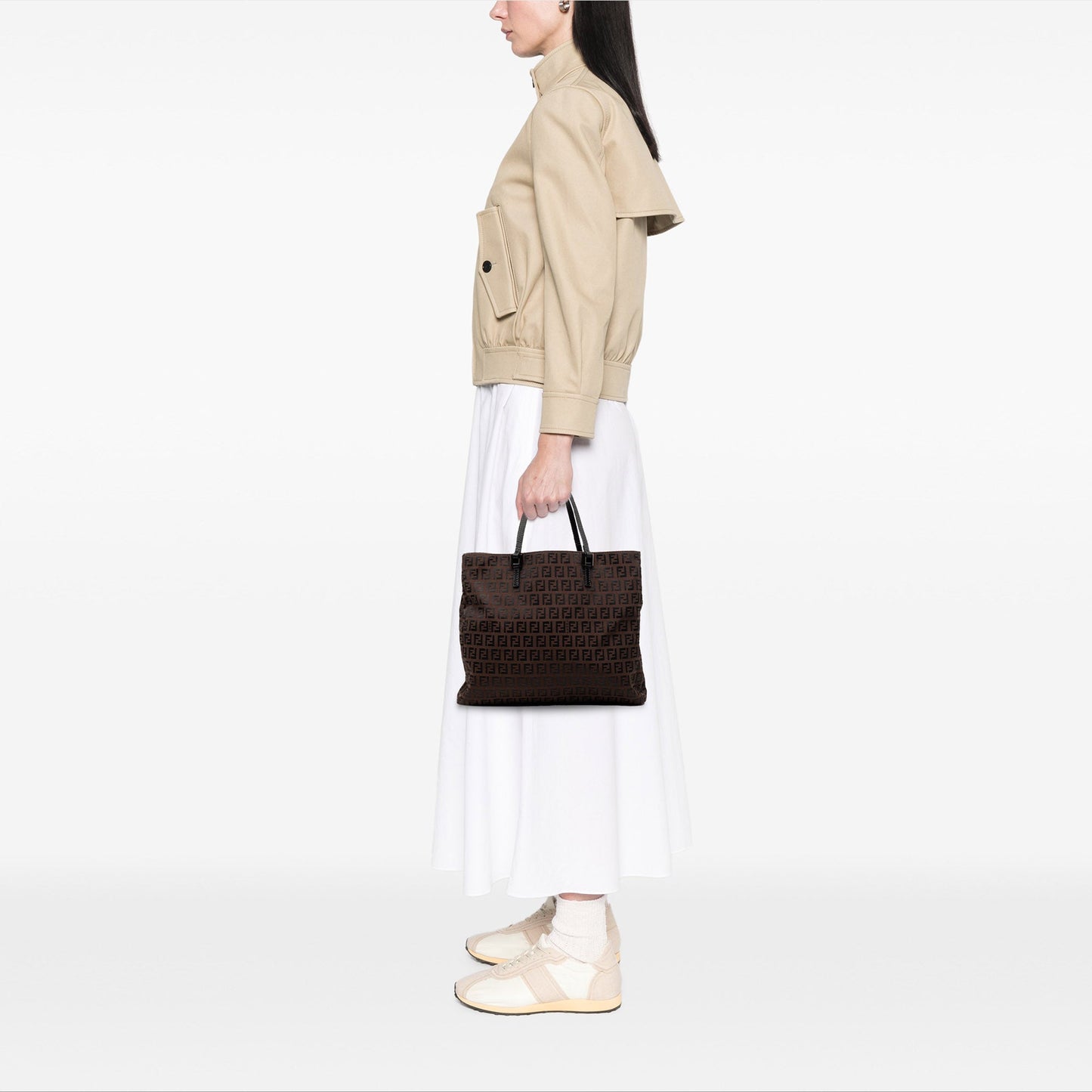Fendi Zucchino Canvas Tote