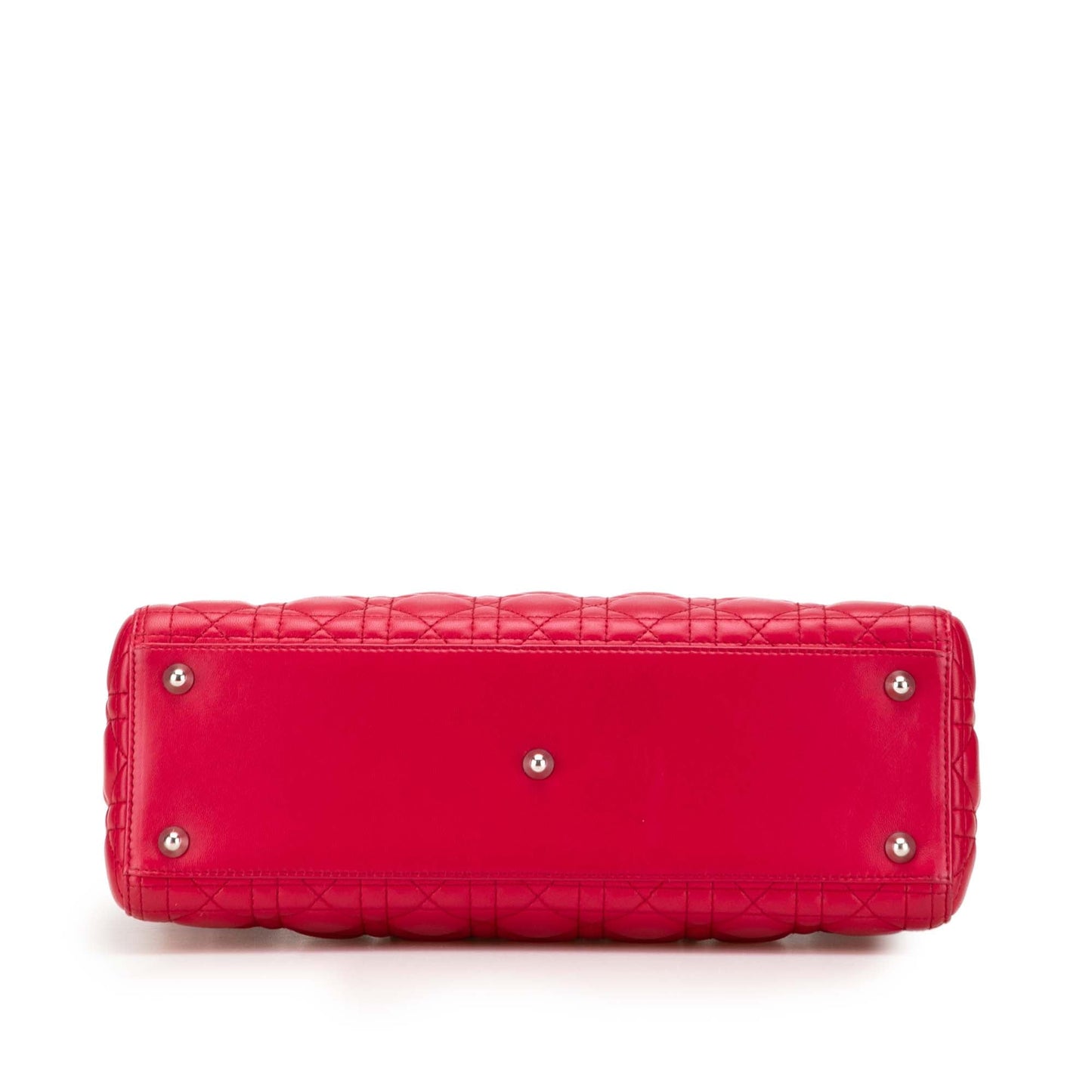 Dior Large Lambskin Cannage Lady Dior