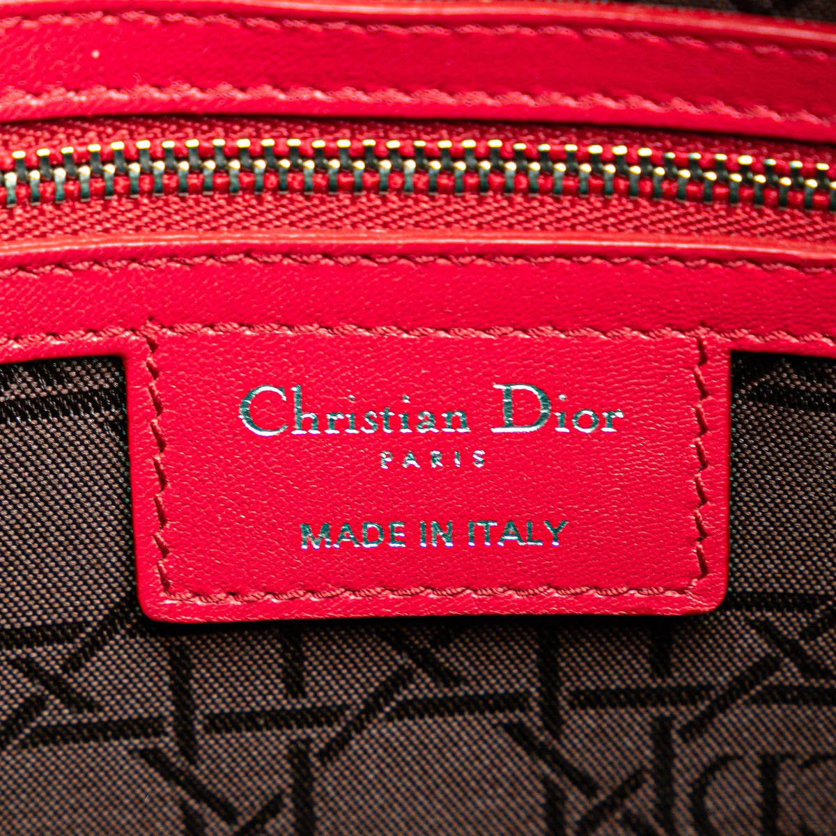 Dior Large Lambskin Cannage Lady Dior