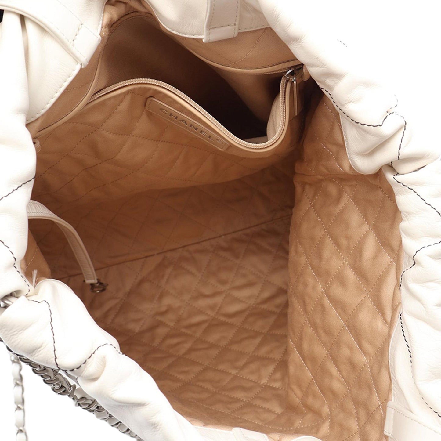 Chanel Large Quilted Shiny Calfskin 22 Backpack