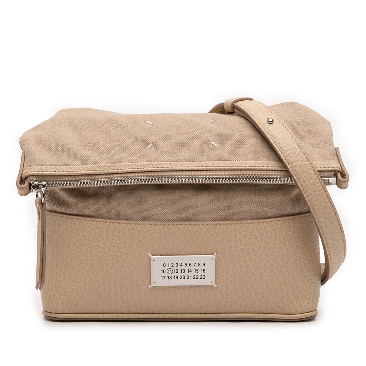Maison Margiela Small Canvas and Grained Calfskin 5AC Foldable Crossbody