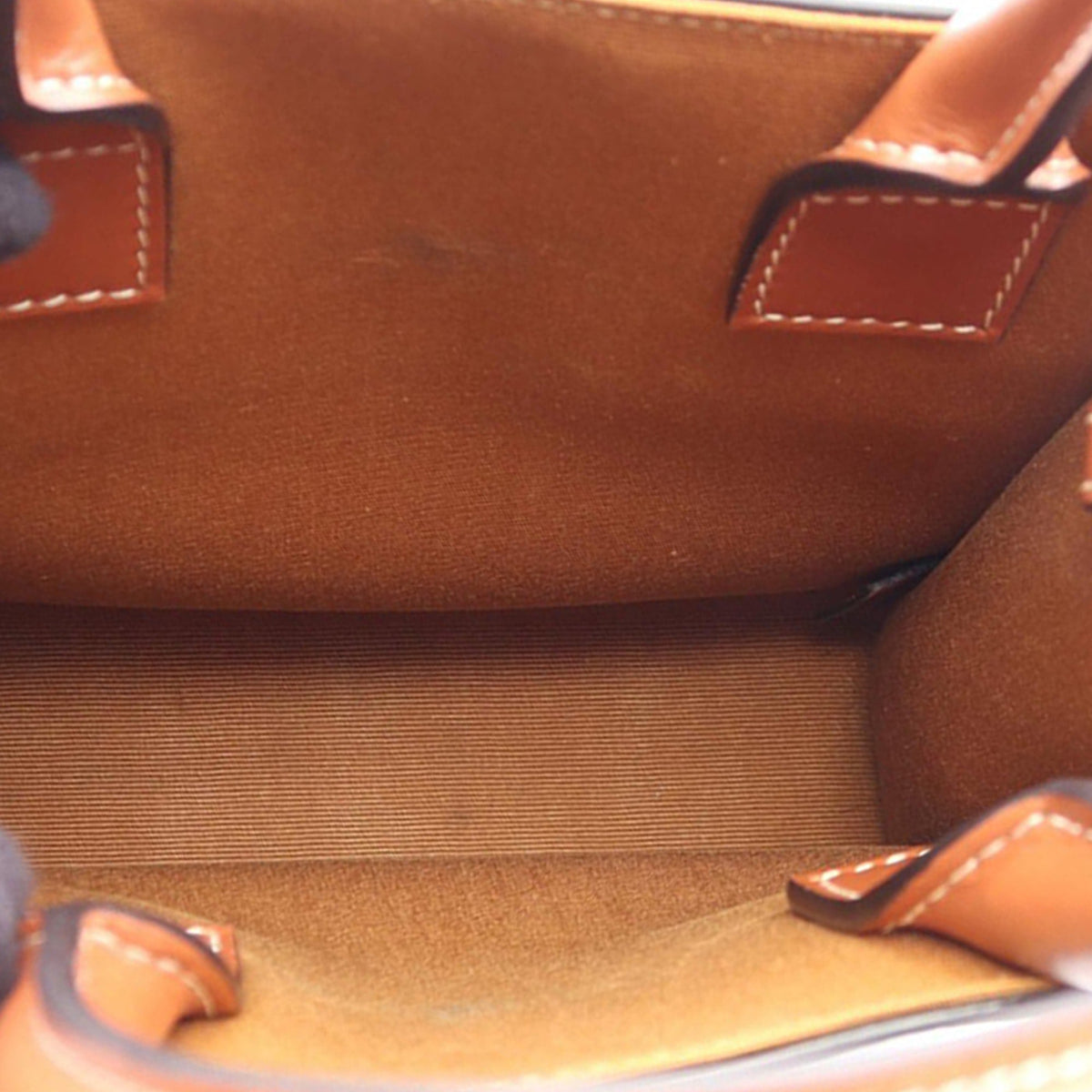 Celine Mini Triomphe Coated Canvas Vertical Cabas Satchel