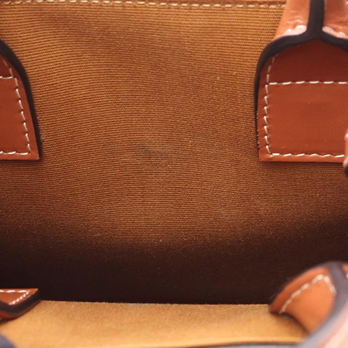 Celine Mini Triomphe Coated Canvas Vertical Cabas Satchel