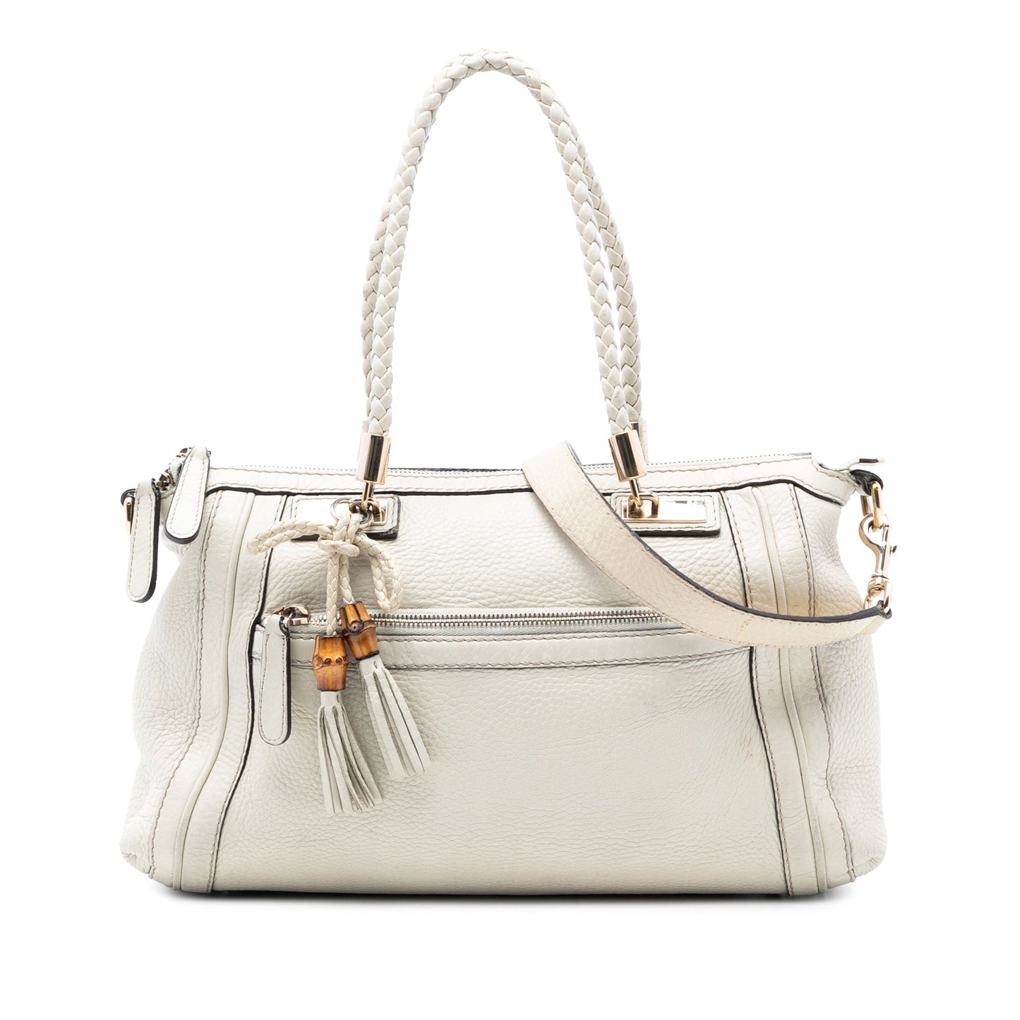 Gucci Pebbled Calfskin Bella Satchel
